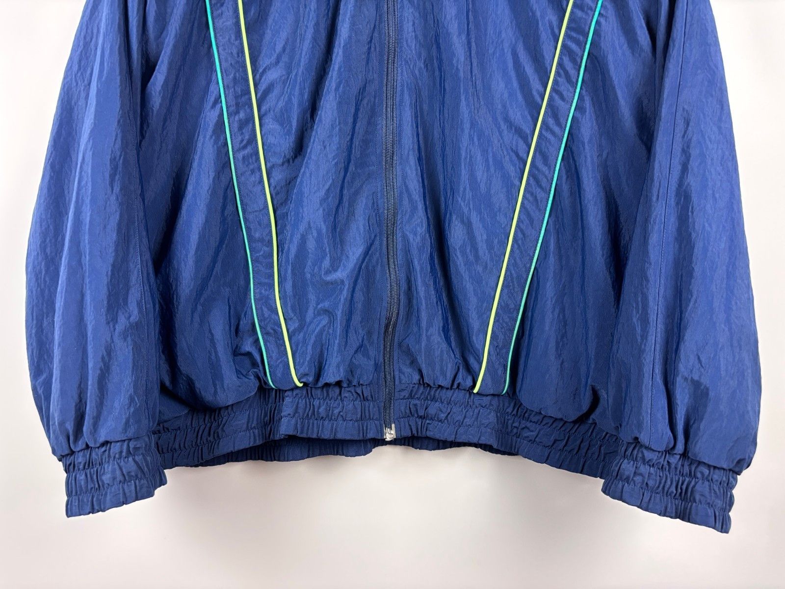 Adidas Vintage Adidas Track Top Jacket Blue Mens Size 42/44 ~XL Size US XL / EU 56 / 4 - 3 Thumbnail
