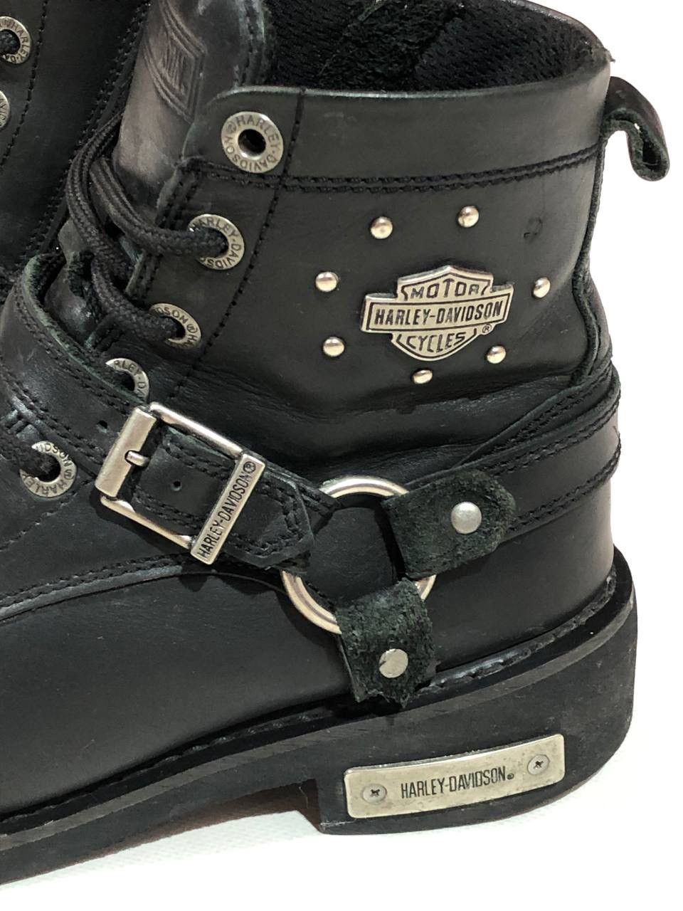 Harley Davidson × Leather Harley Davidson Moto Leather Shoes Racing Biker Size US 6 / EU 39 - 4 Thumbnail