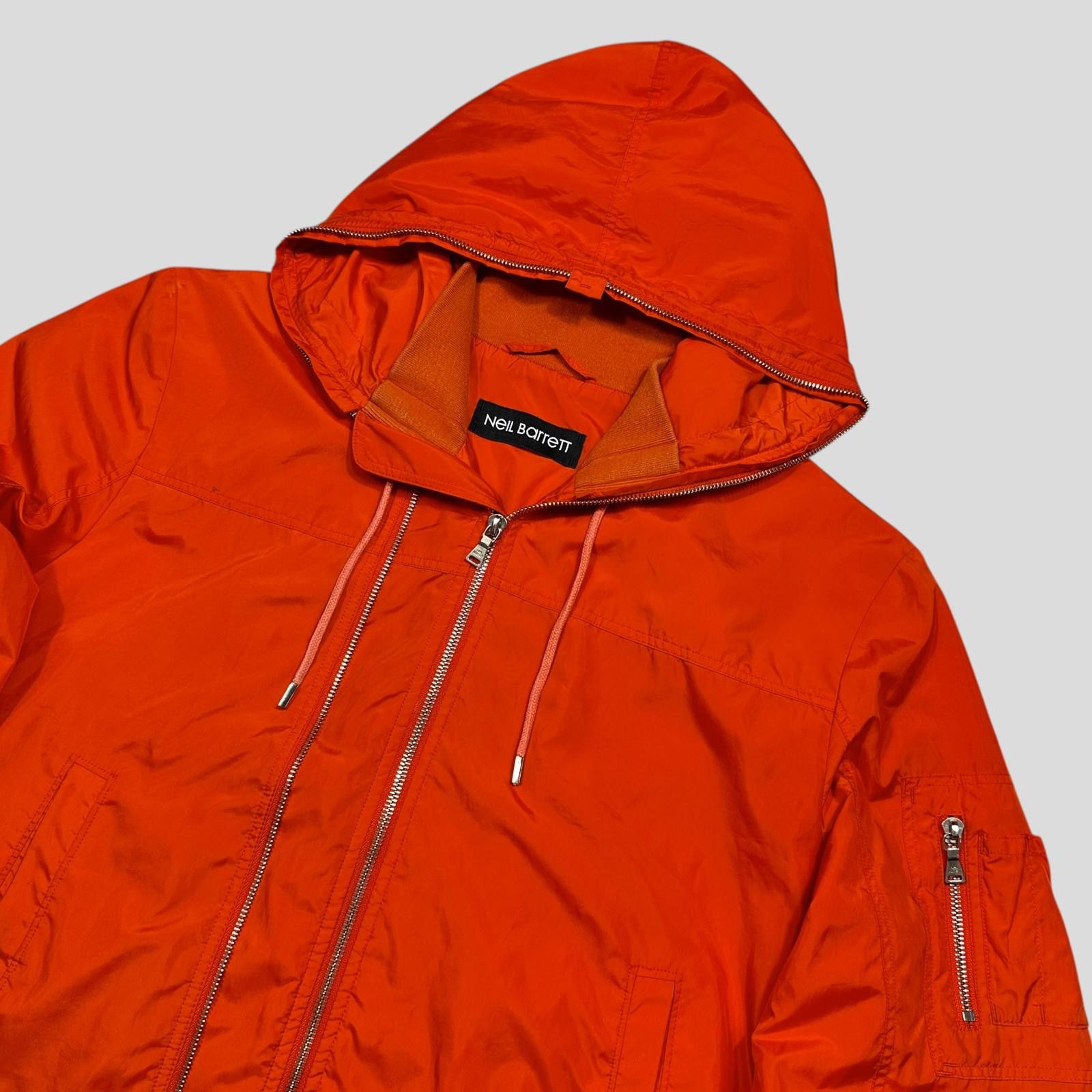Neil Barrett Neil Barrett Twin Zip Detailed Orange Windbreaker Jacket - L Size US L / EU 52-54 / 3 - 2 Thumbnail
