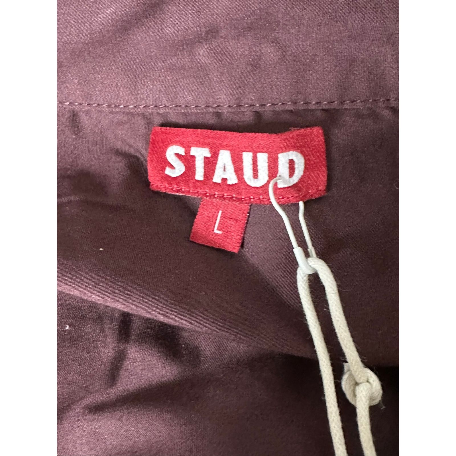 Staud STAUD Cindy Dress Merlot L Size L / US 10 / IT 46 - 4 Thumbnail