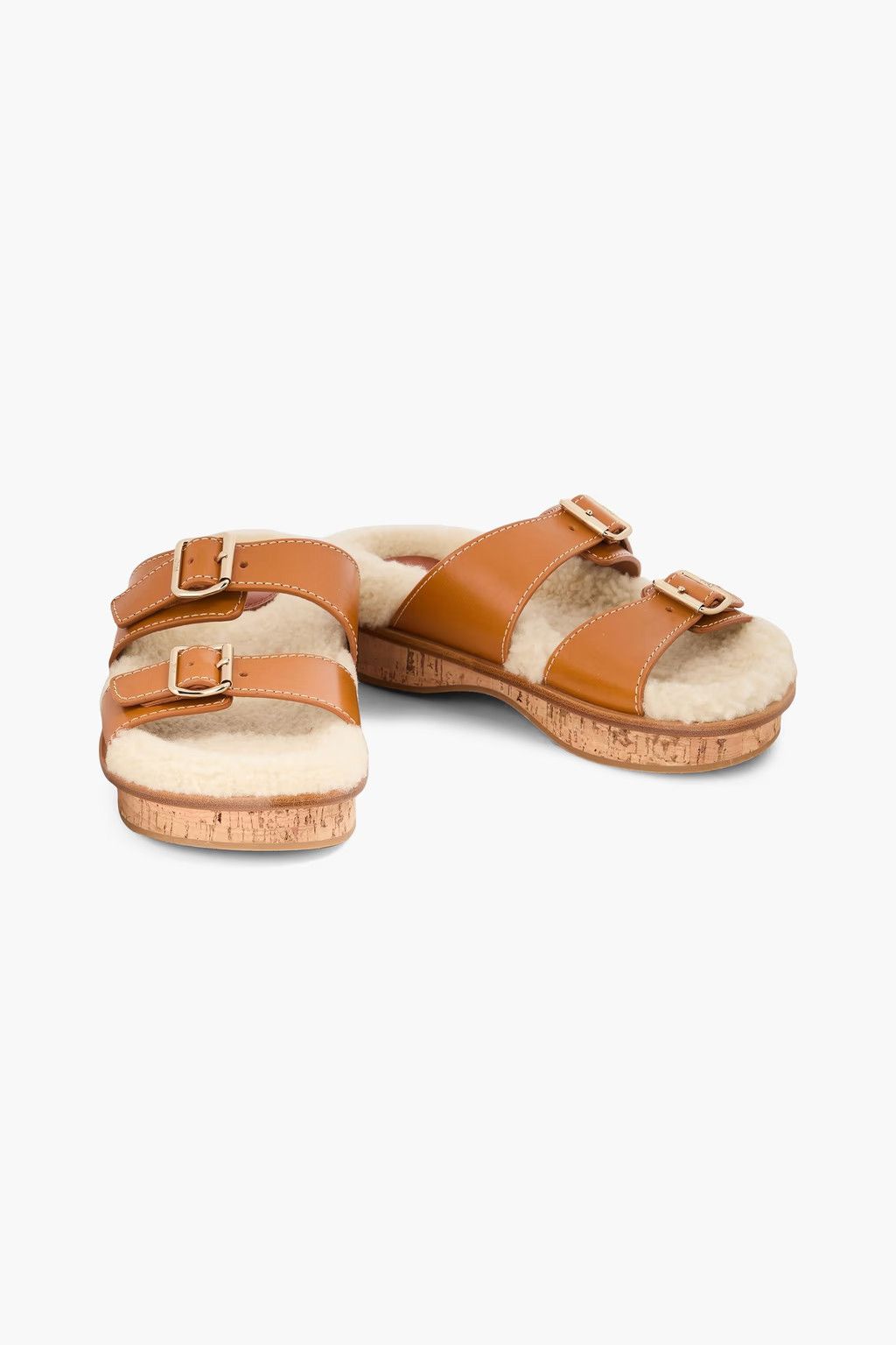 Chloe o1y0825 Mules in Tan Size US 8 / IT 38 - 4 Thumbnail