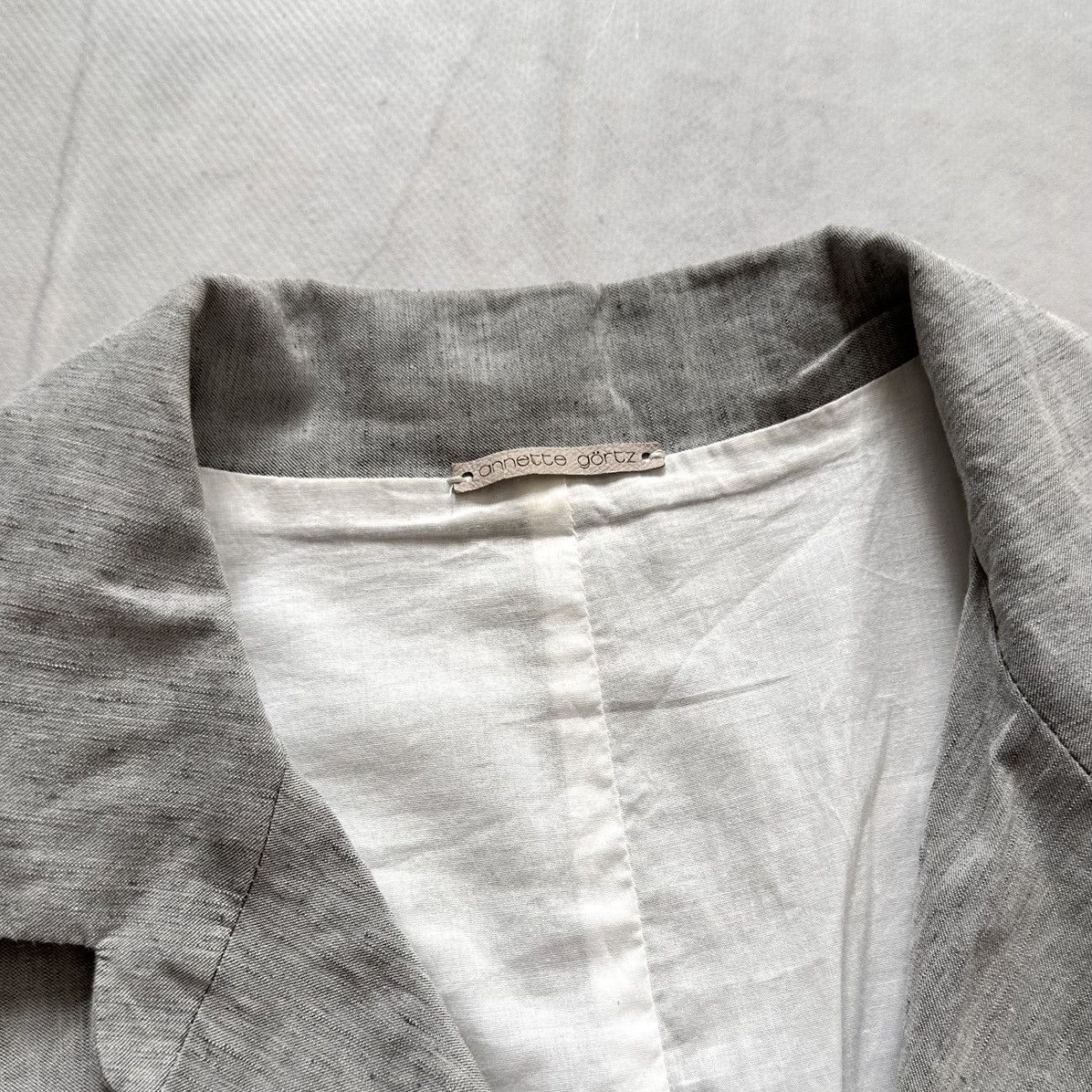 Annette Gortz Annette Gortz Artisanal Linen Jacket Rick Owens Vibe Size M / US 6-8 / IT 42-44 - 3 Thumbnail