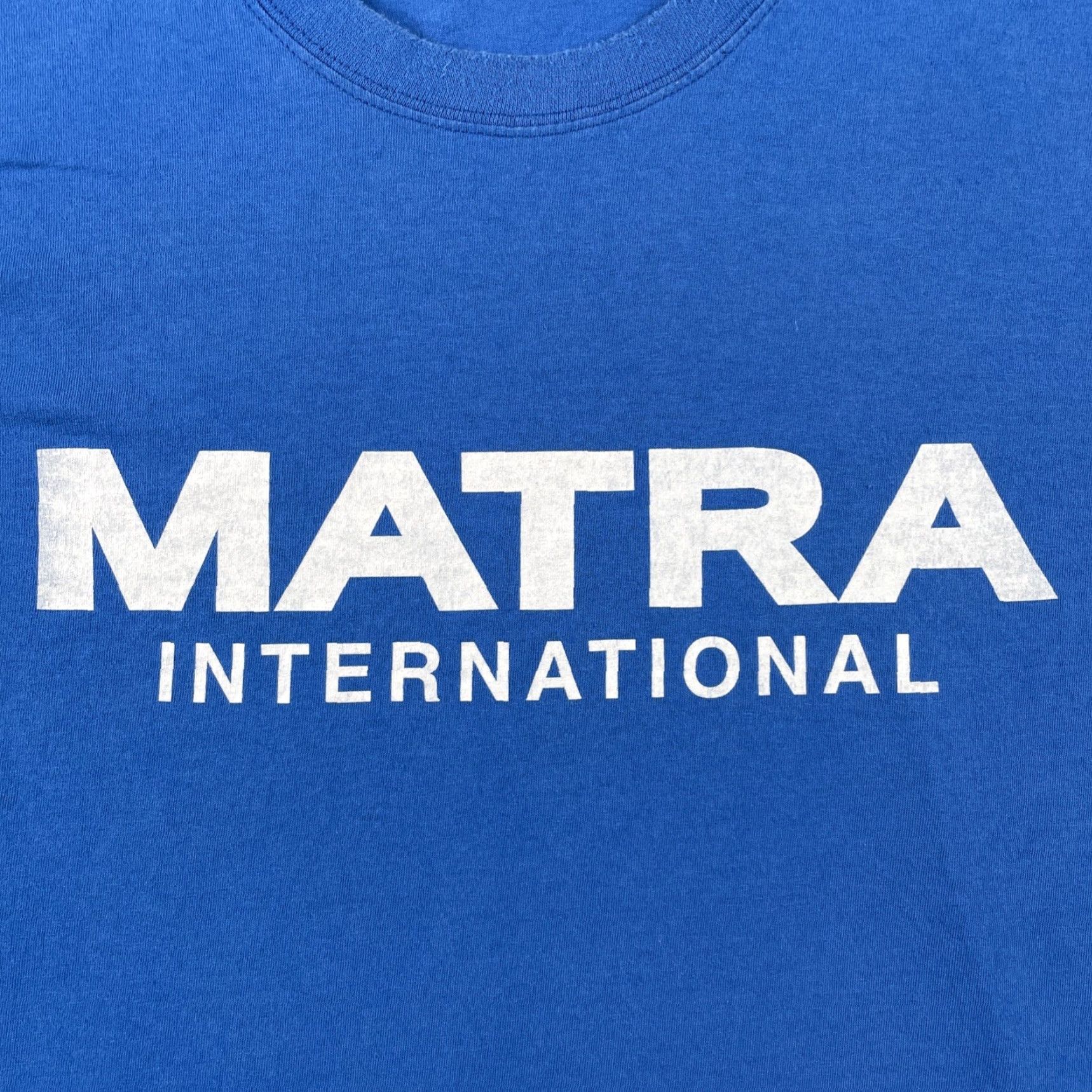 Champion VINTAGE Retro GP Threads Shirt Matra International 1969 Champions Racing Medium Blue Shirt Mens M Blue Retro GP Racing 1960s United Kingdom Size US M / EU 48-50 / 2 - 3 Thumbnail