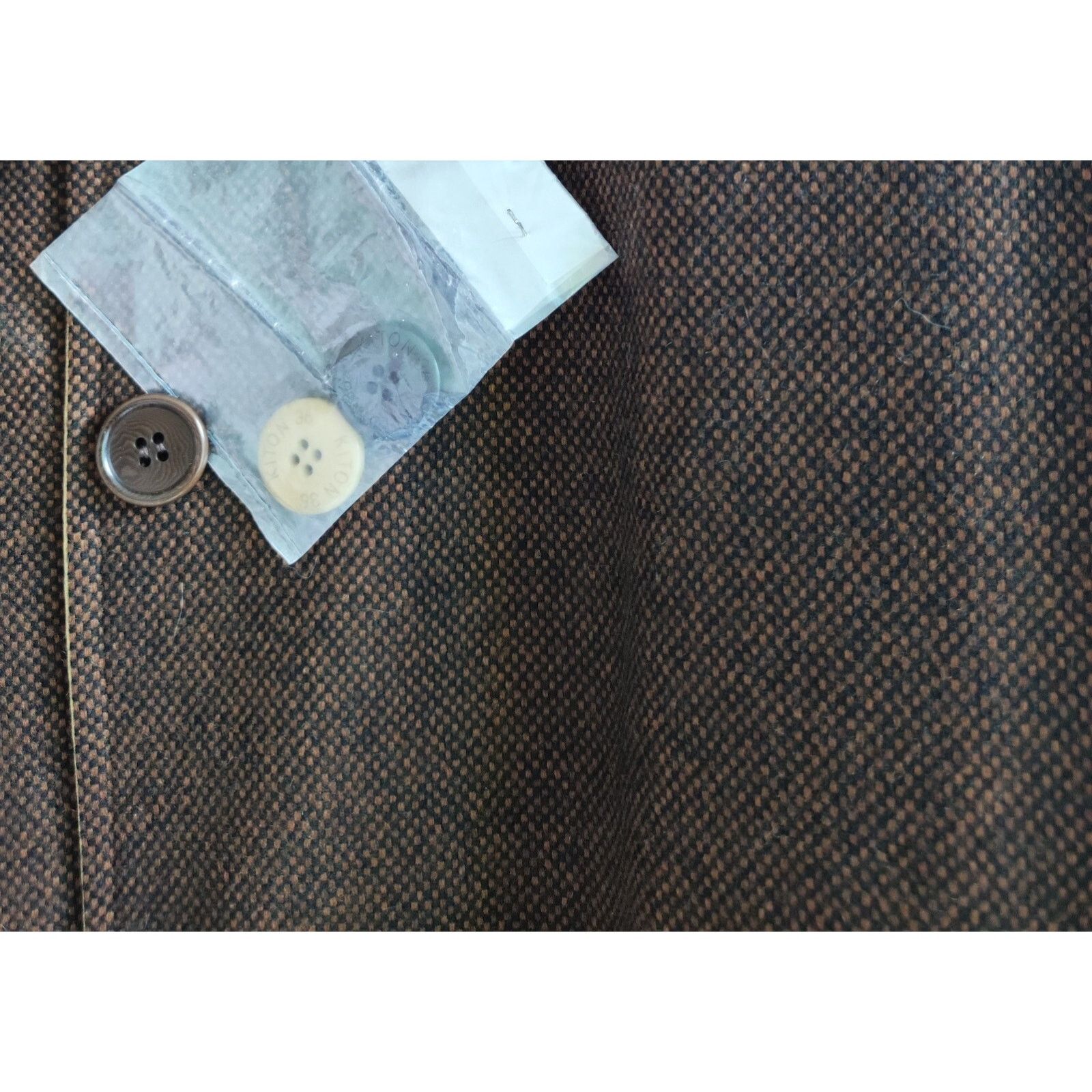 Kiton Kiton Reversible Cashmere & Cotton Mid-Length Coat UK/US 38 Size US M / EU 48-50 / 2 - 8 Thumbnail