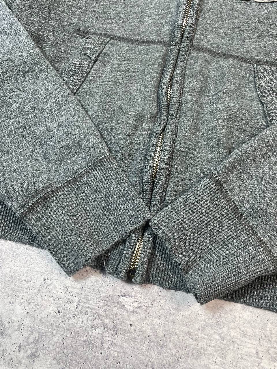 Abercrombie & Fitch Vintage 00s Abercrombie Fitch Faux Fur Zip Up Hoodie Y2K Size US XL / EU 56 / 4 - 4 Thumbnail