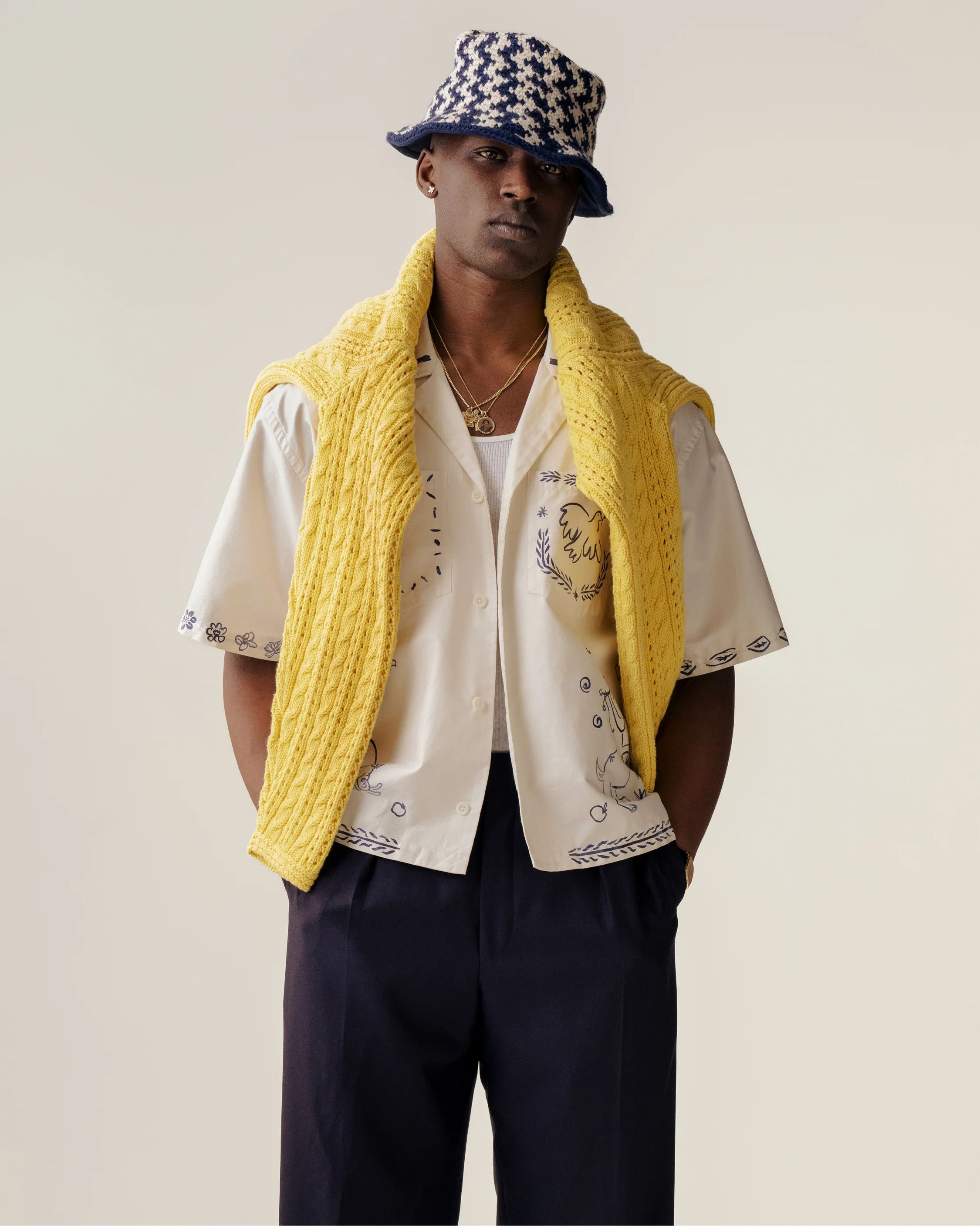 Aime Leon Dore Lesvos Cropped Camp Shirt Size US XXL / EU 58 / 5 - 7 Thumbnail