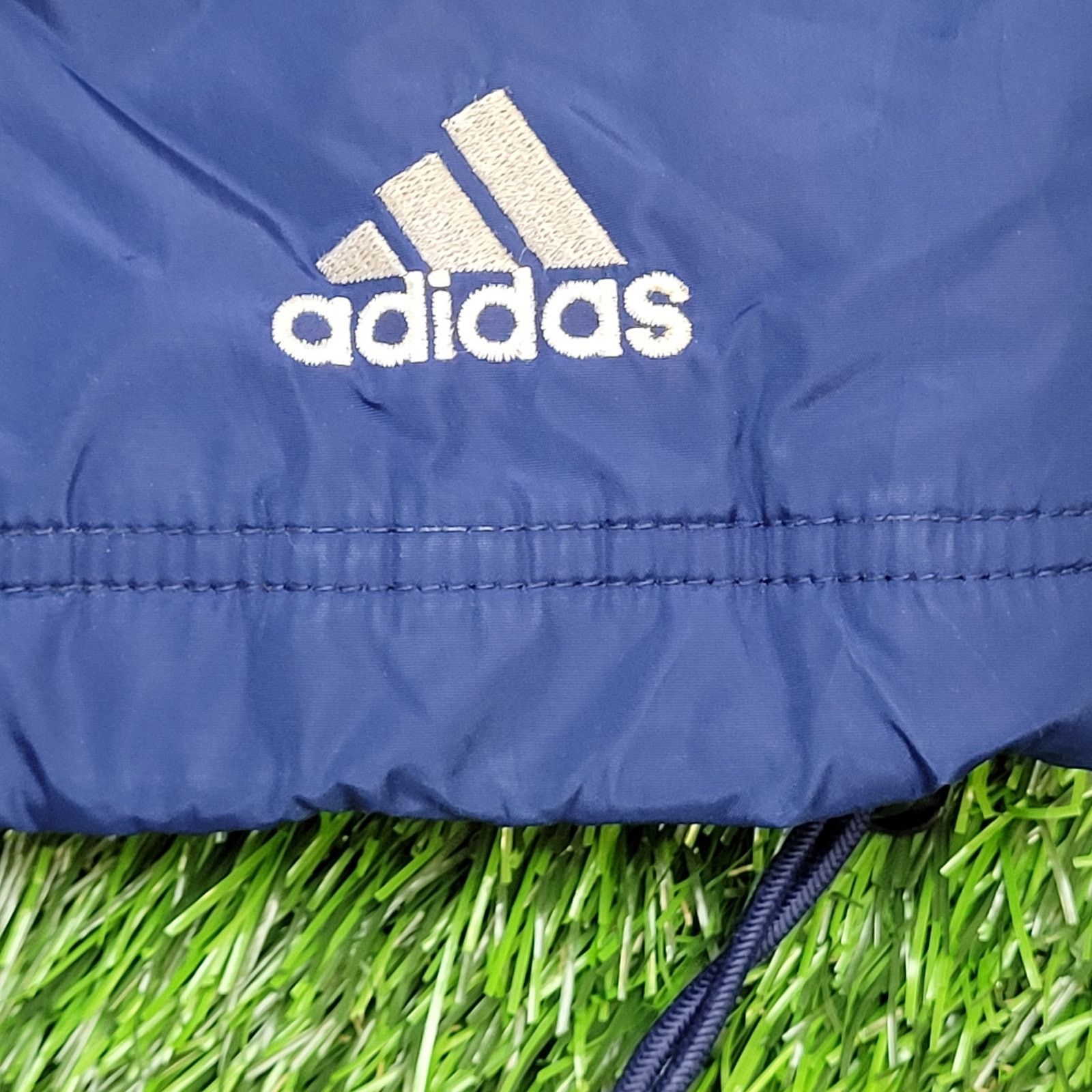 Adidas Vintage 90s ADIDAS Hooded Windbreaker Zip Jacket Large 36x27 Size US M / EU 48-50 / 2 - 10 Thumbnail