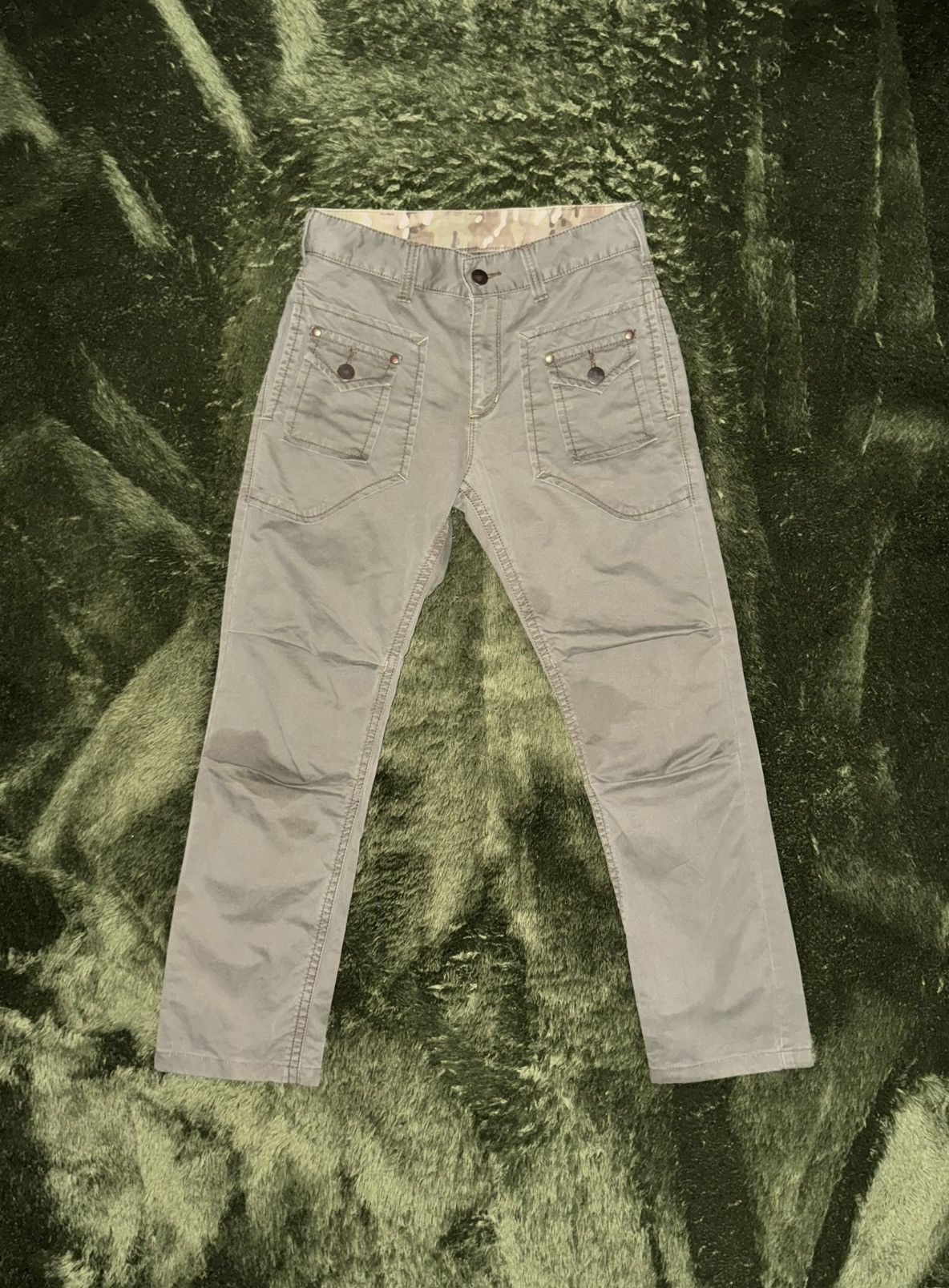 Wrangler [M] wrangler japan military cotton chino pants olive Size US 32 / EU 48 - 1 Thumbnail