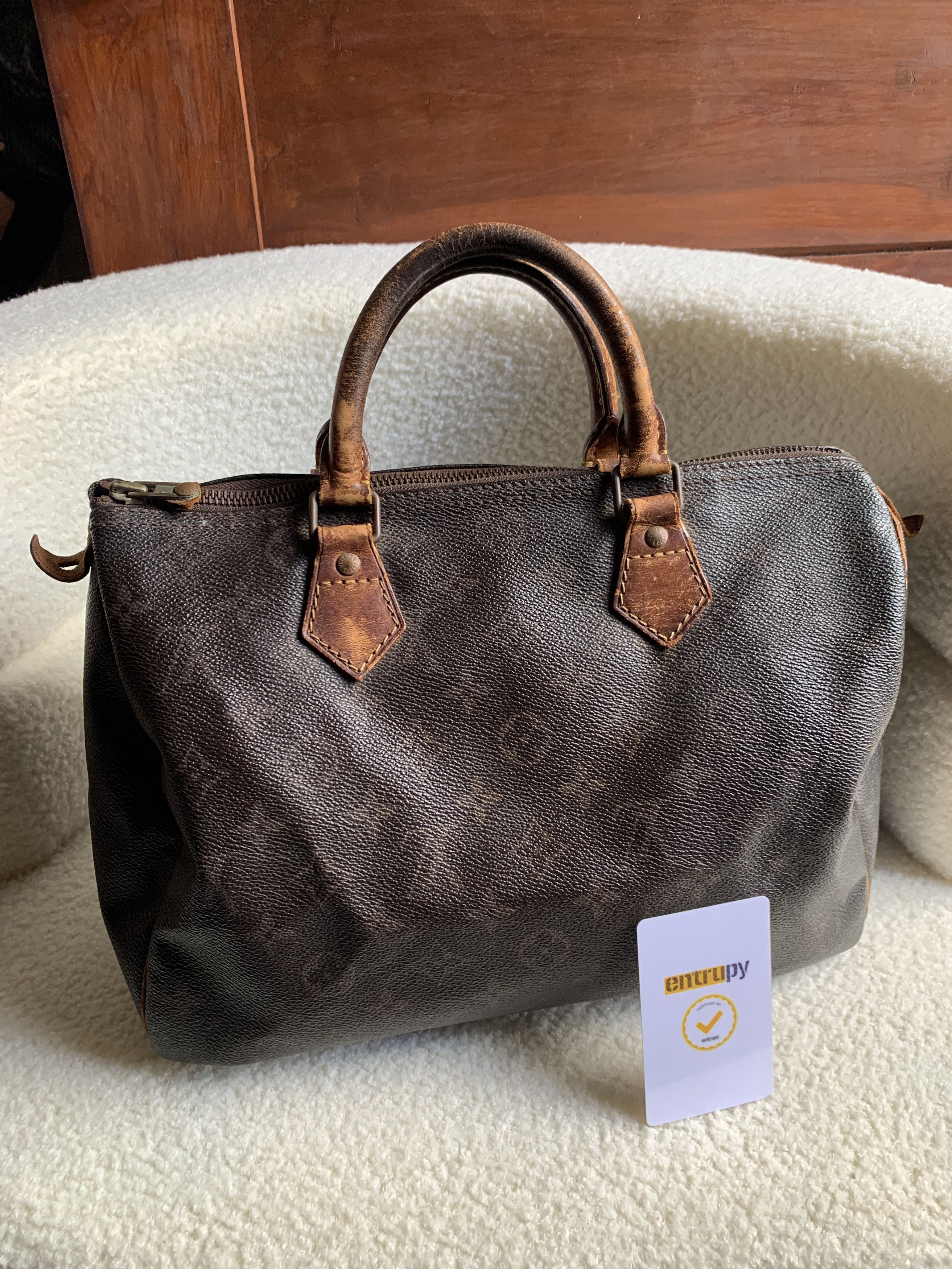 Louis Vuitton Speedy 30 Monogram Vintage 1983 Size ONE SIZE - 1 Thumbnail