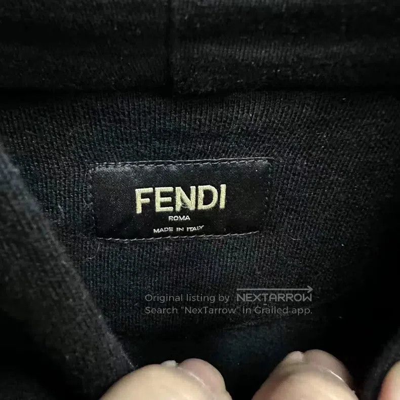 Fendi Fendi Double F striped hooded sweatshirt Size US M / EU 48-50 / 2 - 2 Thumbnail