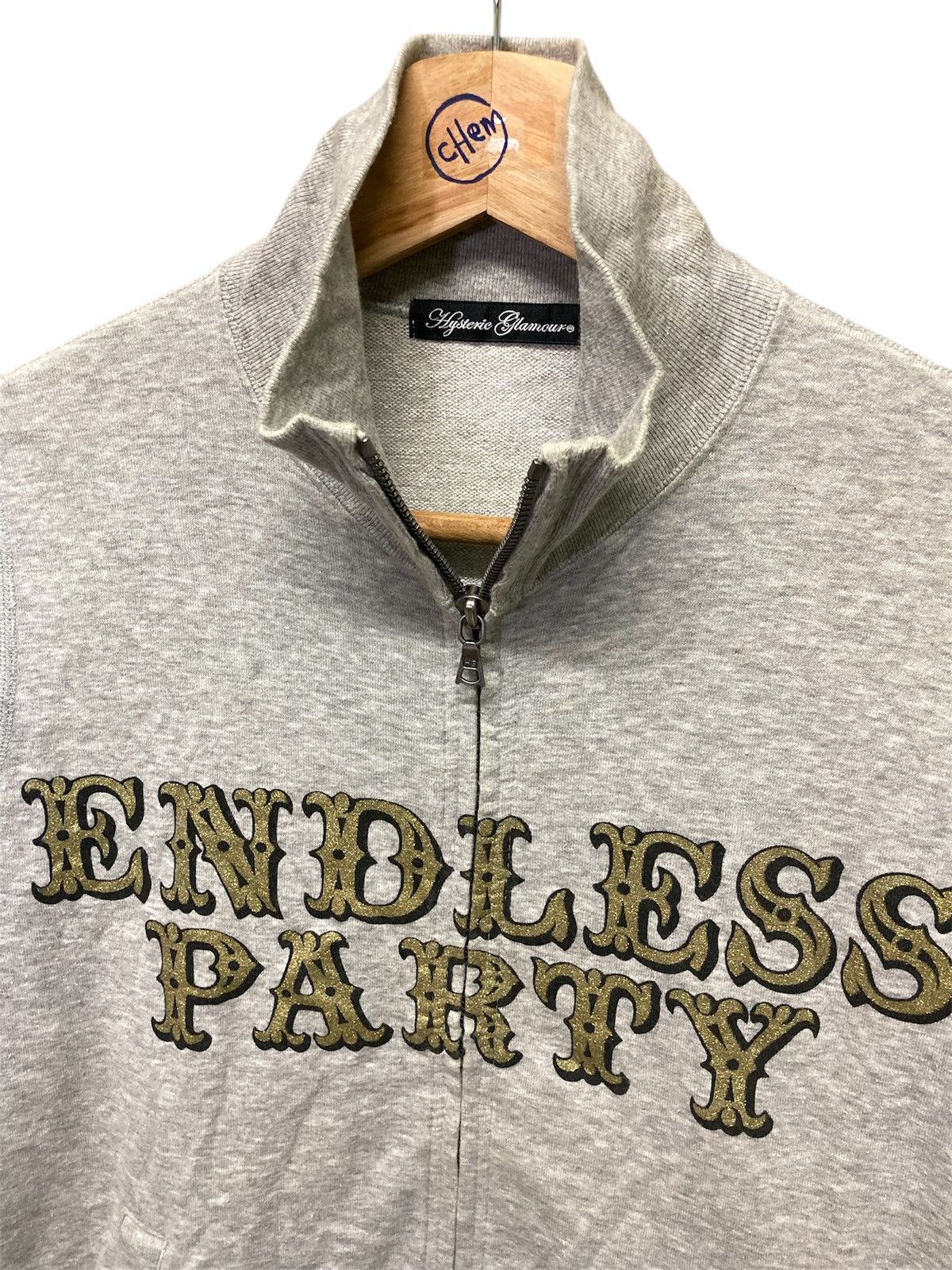 Hysteric Glamour Hysteric Glamour “Endless Party” Full-Zip Sweater Size S / US 4 / IT 40 - 3 Thumbnail