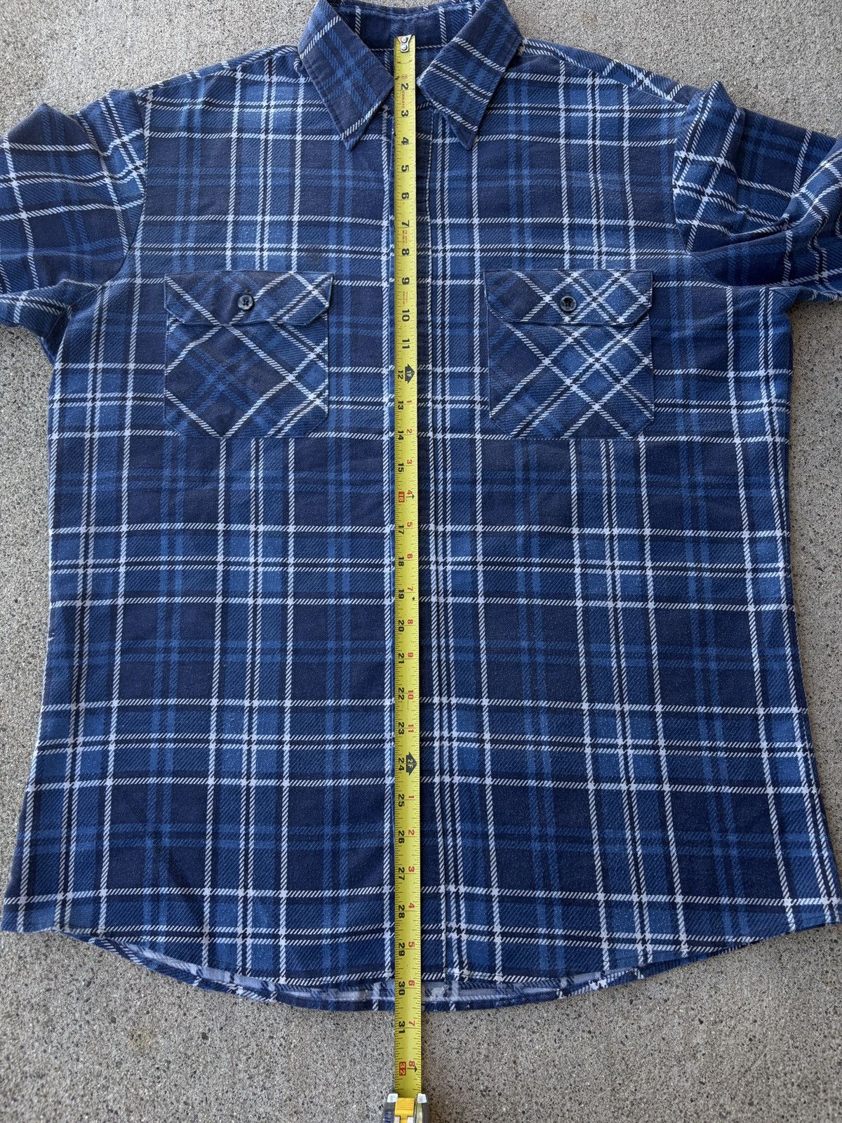 Warren Lotas 2016 Warren Lotas “SAM” 1 Of 1 Blue Flannel Size 2 Size US L / EU 52-54 / 3 - 7 Thumbnail
