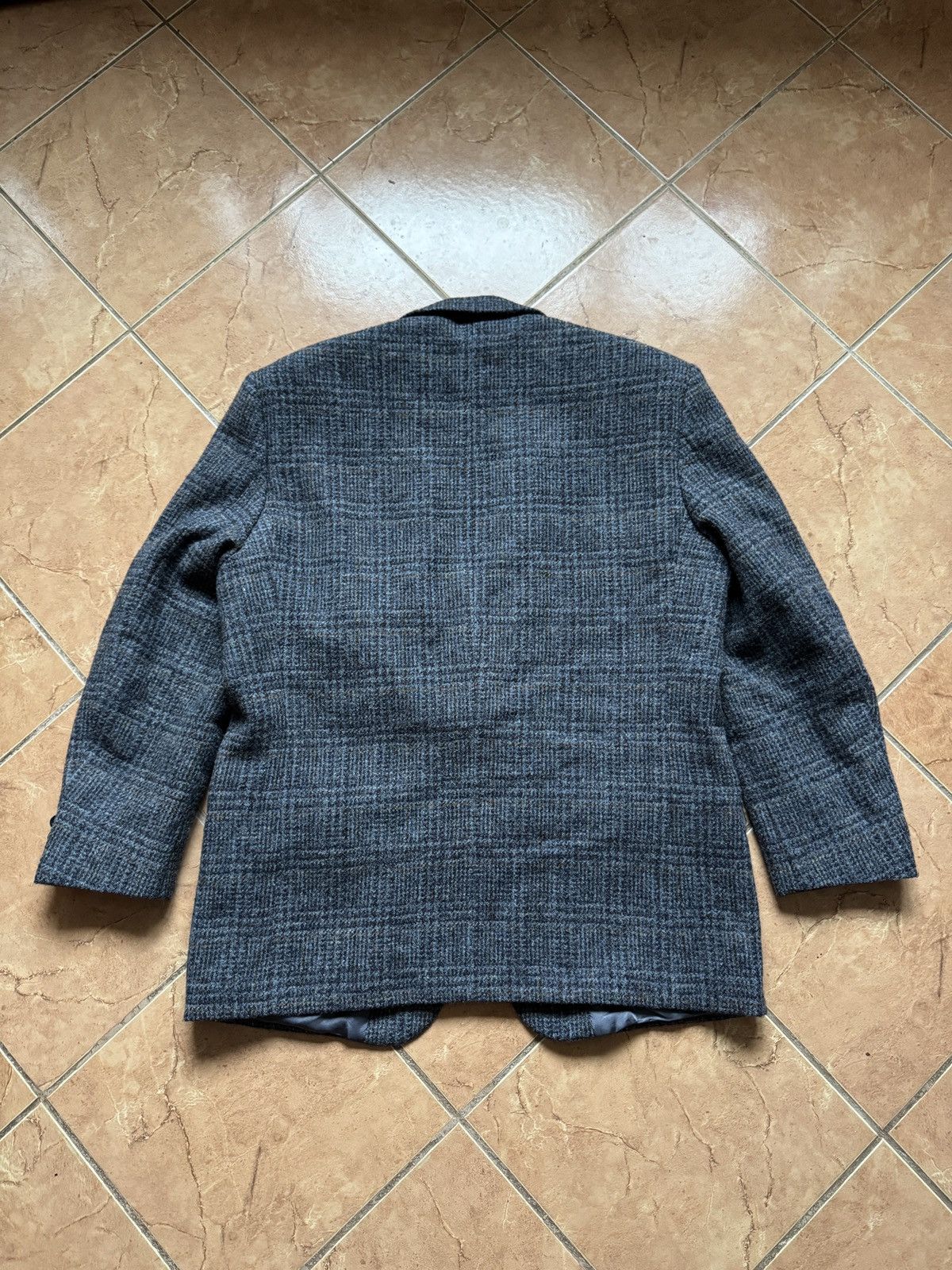 Harris Tweed Harris Tweed vintage checkered 2 button wool blazer Size 46R - 12 Thumbnail