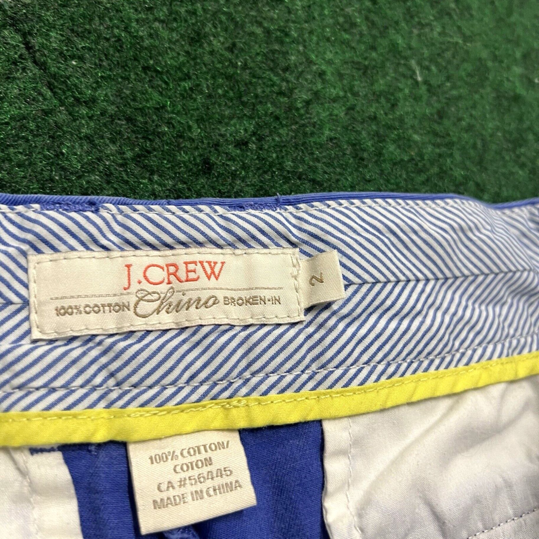 J.Crew J. Crew Chino Shorts Blue Size 2 Summer Working Walking Outdoors Size 26" / US 2 / IT 38 - 4 Thumbnail