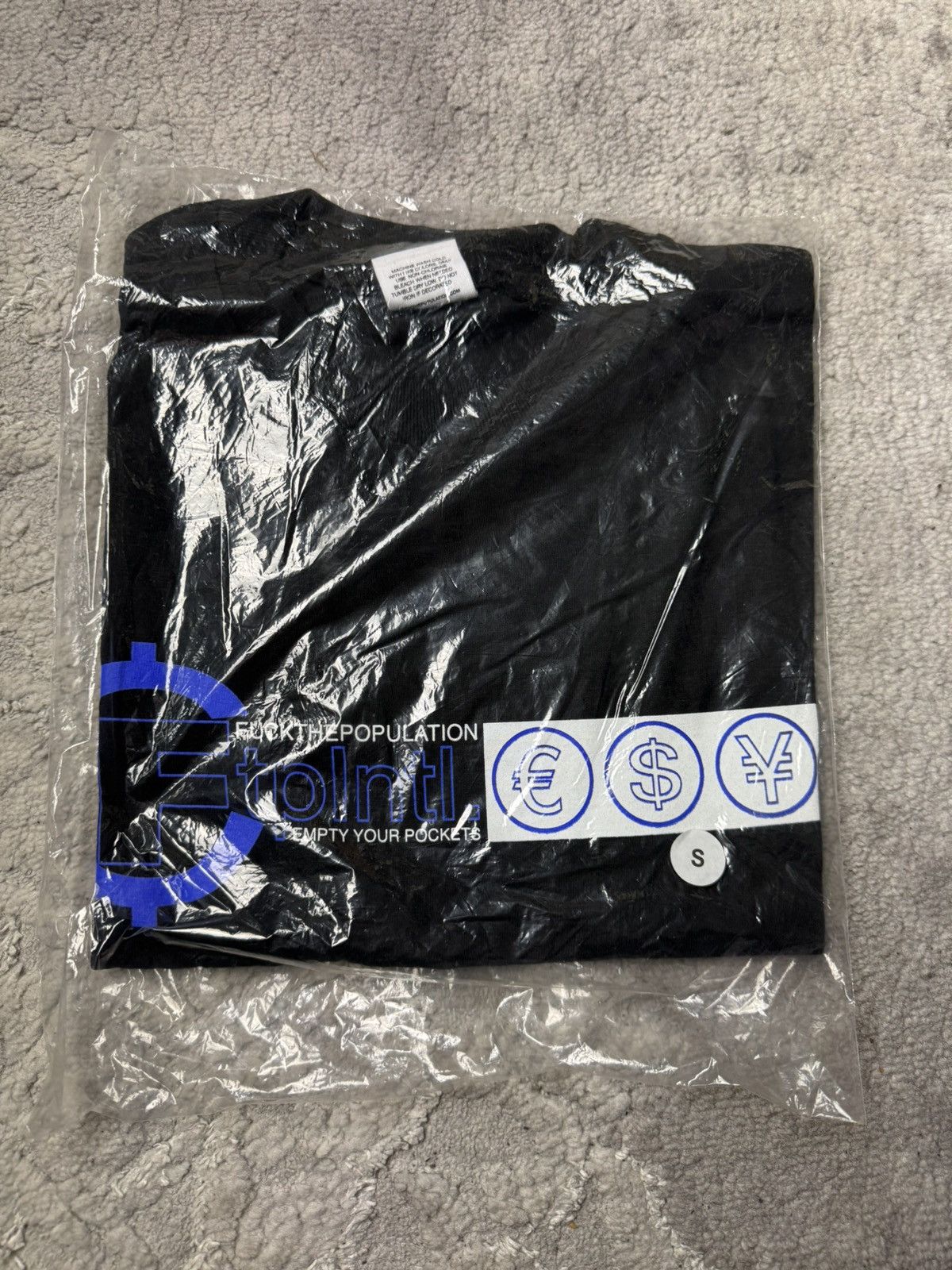 Fuck The Population FTP Currency Tee Shirt Black / Purple Size US S / EU 44-46 / 1 - 1 Thumbnail