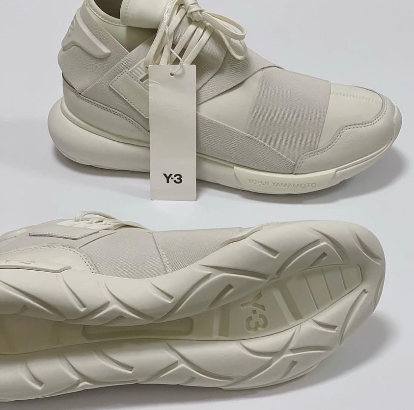 Adidas × Y-3 × Yohji Yamamoto Adidas Yohji Yamamoto Y-3 Qasa Off-White Size US 11 / EU 44 - 8 Thumbnail