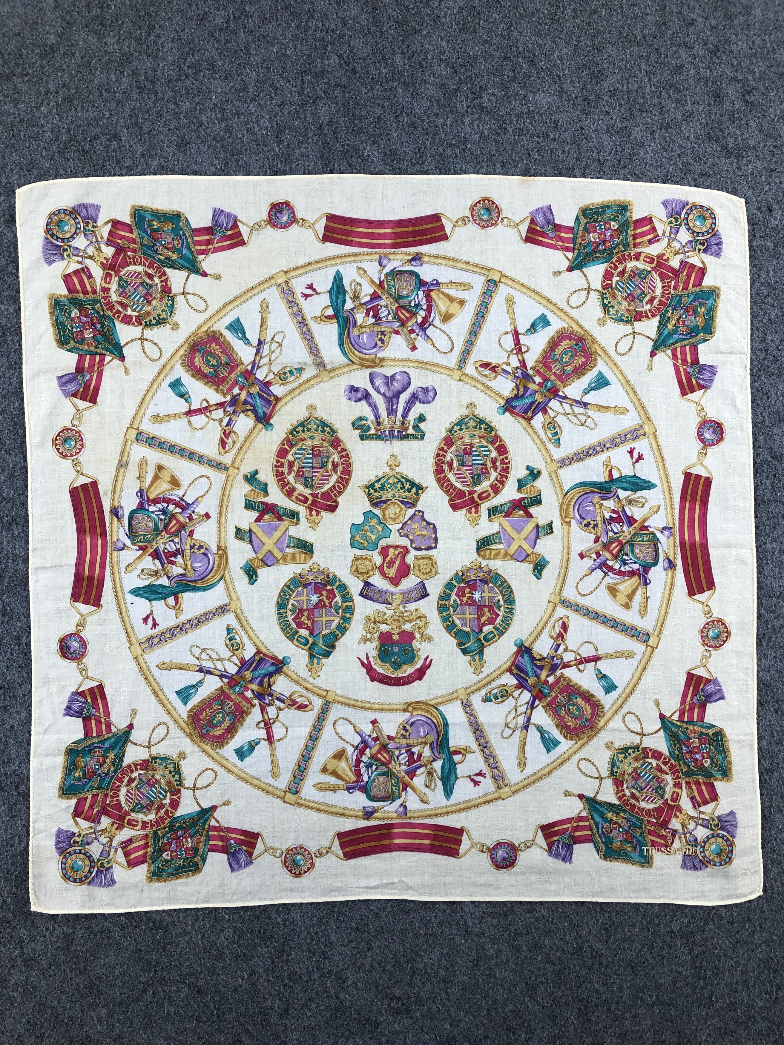 Trussardi × Vintage Trussardi Handkerchief / Bandana / Neckerchief Size ONE SIZE - 3 Thumbnail