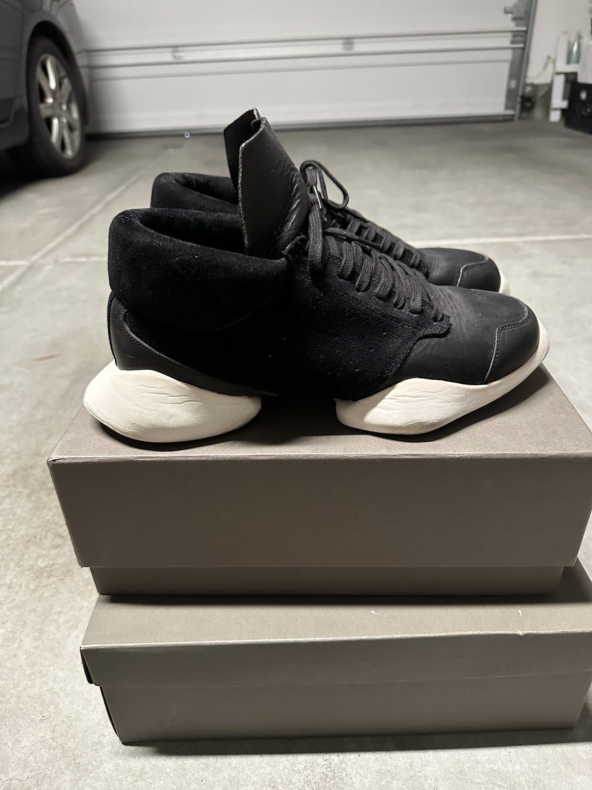Adidas Rick Owens x Adidas Vicious Leather Tech Runner Runners Size US 10 / EU 43 - 2 Preview