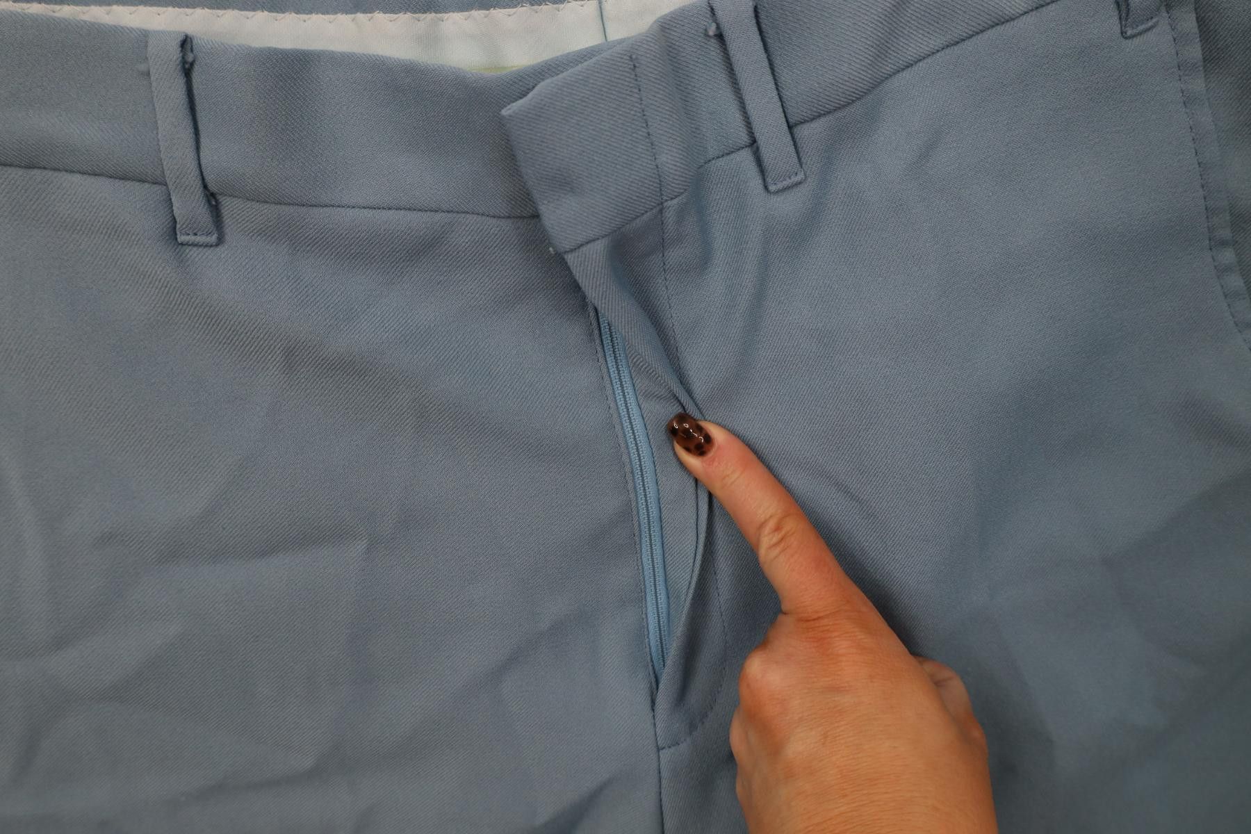 Vintage Vintage 70s Streetwear Bell Bottoms Chino Pants Blue USA Size US 34 / EU 50 - 7 Thumbnail