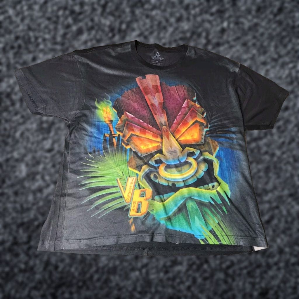 Vintage Universal Volcano Bay Water Park Tiki Shirt Mens XXL Size US XXL / EU 58 / 5 - 1 Thumbnail