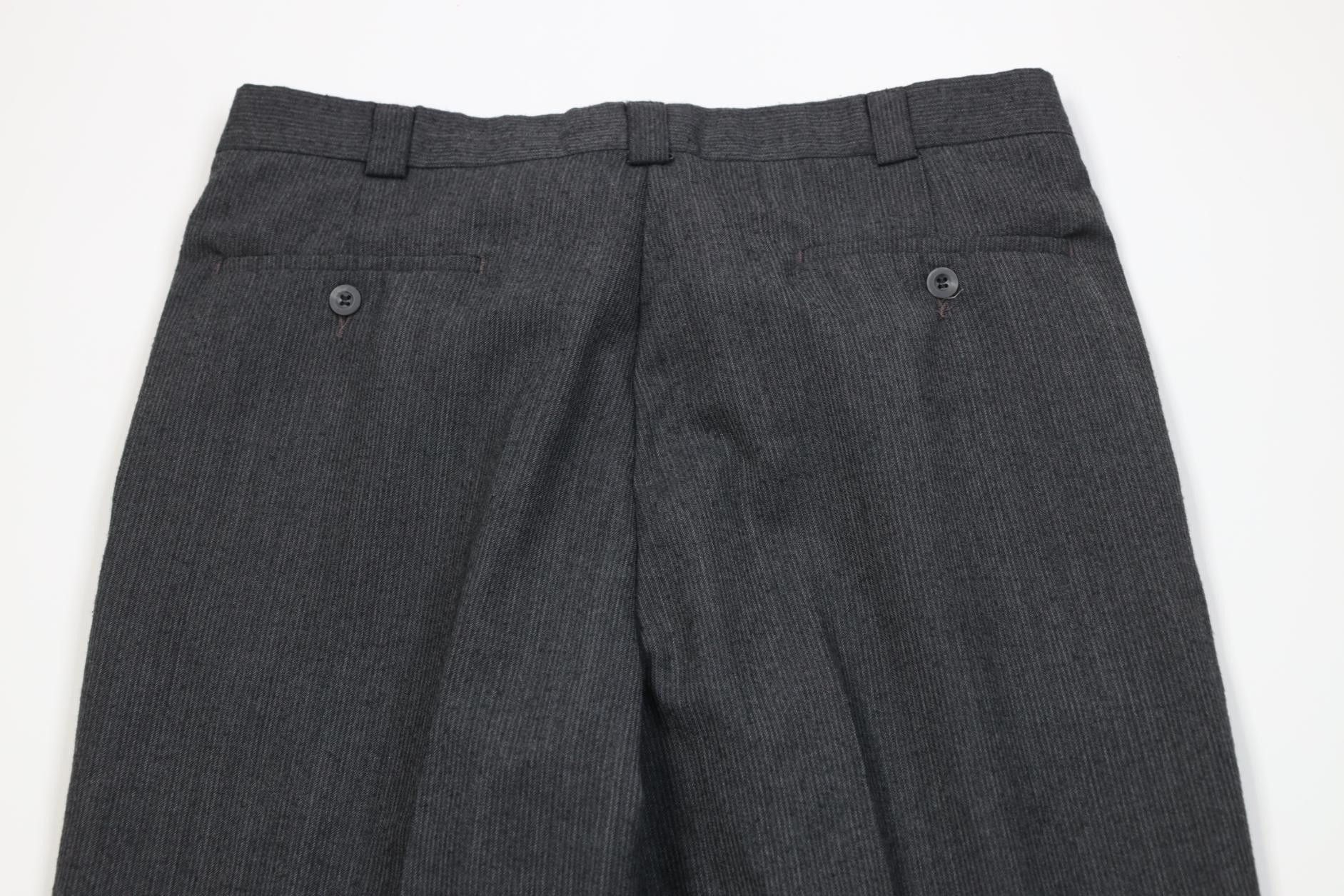 Vintage Vintage 90s Streetwear Striped Wide Leg Chino Pants Gray Size US 34 / EU 50 - 10 Thumbnail