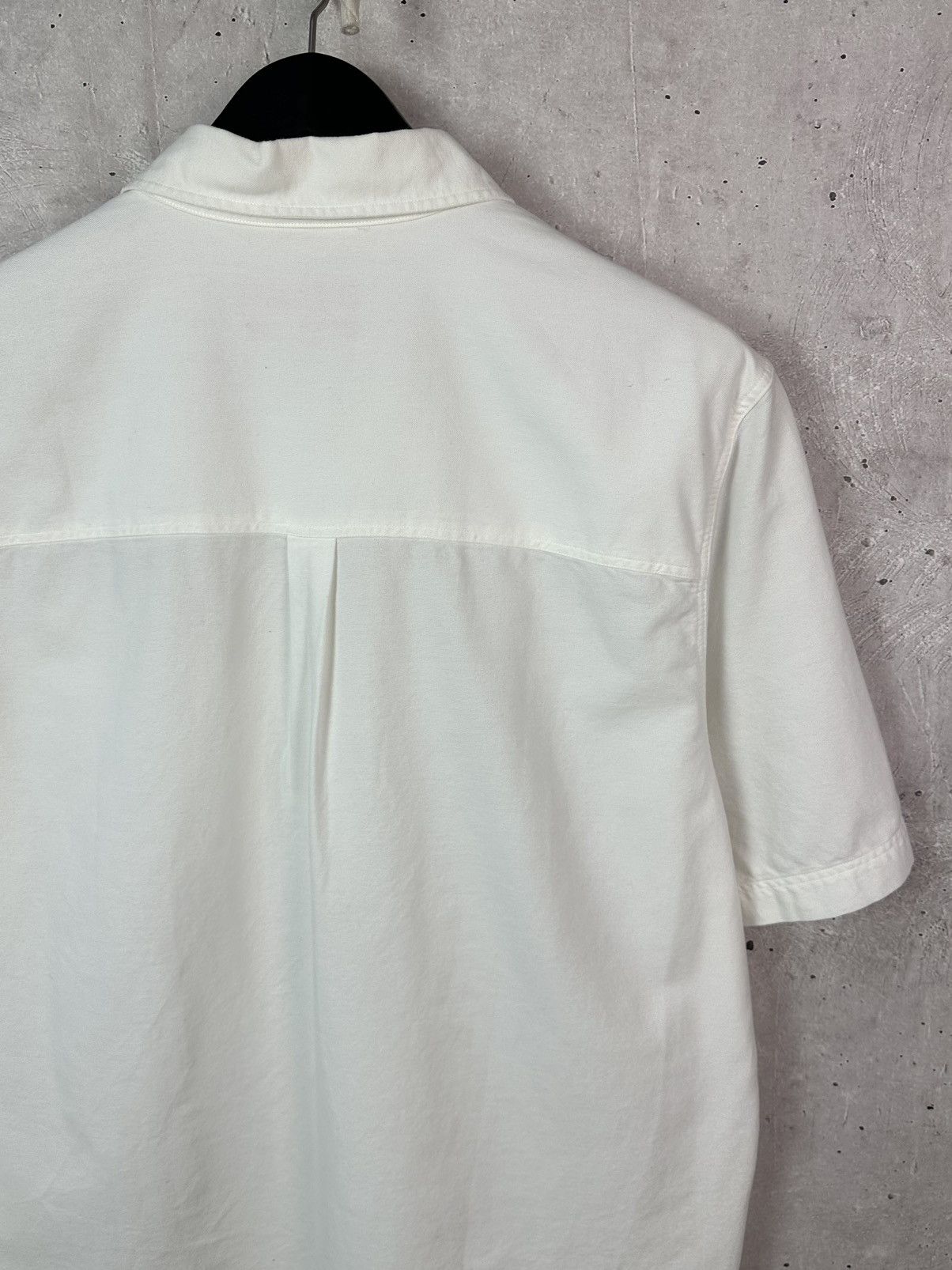 Albam Albam Utility White Cotton Button-up Short Sleeve Polo Size US L / EU 52-54 / 3 - 8 Thumbnail