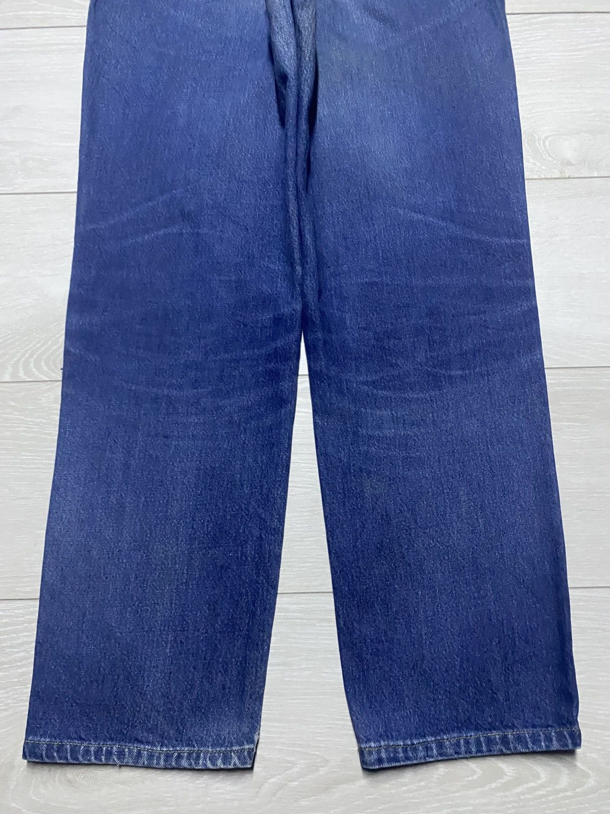 Japanese Brand Vintage Nouvelle Bobson Pro Blue Wash Tapered Leg Jeans Size US 30 / EU 46 - 6 Thumbnail
