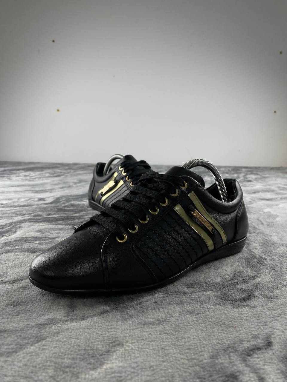 Versace Versace Collection Leather Sneakers Women Size US 9 / IT 39 - 1 Thumbnail