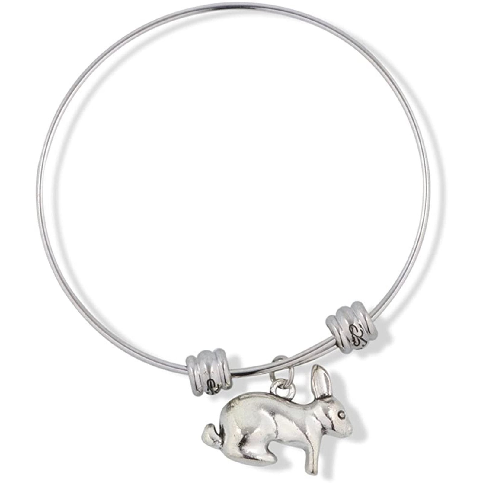 & Other Stories Rabbit Bunny 3D Fancy Charm Bangle Size ONE SIZE - 1 Thumbnail