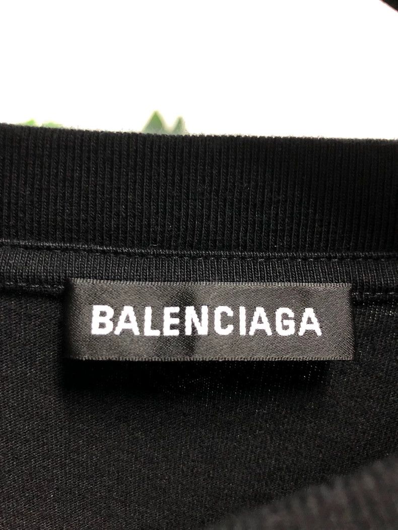Balenciaga Balenciaga Crown Wheat Short Sleeve T-Shirt Black S Size US S / EU 44-46 / 1 - 3 Thumbnail