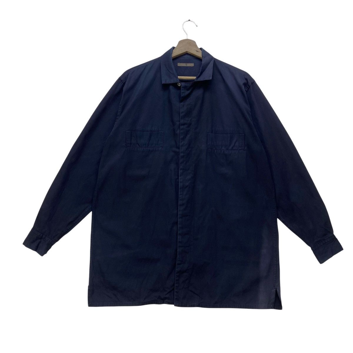 Yohji Yamamoto Vintage Y’s by Yohji Yamamoto Shirt Jacket Size US M / EU 48-50 / 2 - 2 Thumbnail