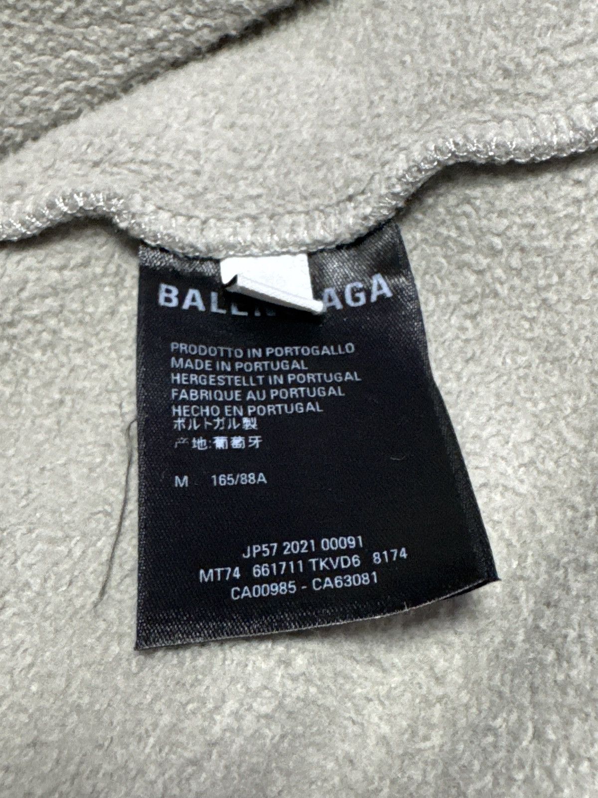 Balenciaga Balenciaga Blurry Logo Oversized Distressed Hoodie Size US M / EU 48-50 / 2 - 7 Thumbnail