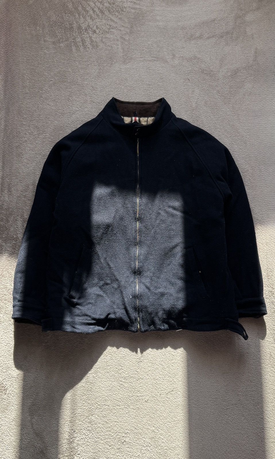 Vintage Vintage 90s Faded Wool Jacket barbour burberry hunting fish Size US XL / EU 56 / 4 - 2 Thumbnail