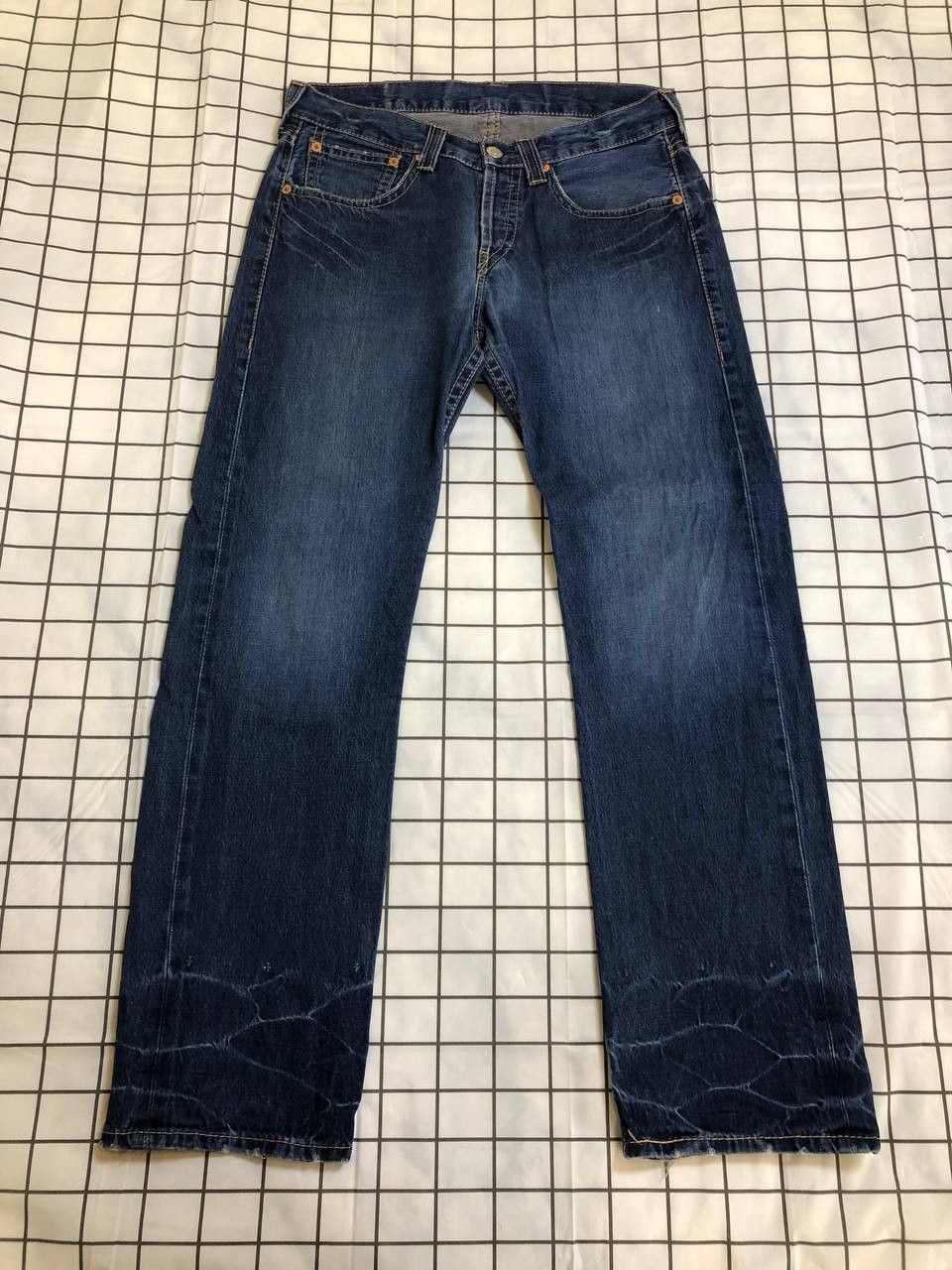 Levi's Levis 901 Relaxed Straight Leg Fit Cotton Denim Jean Size US 34 / EU 50 - 1 Thumbnail