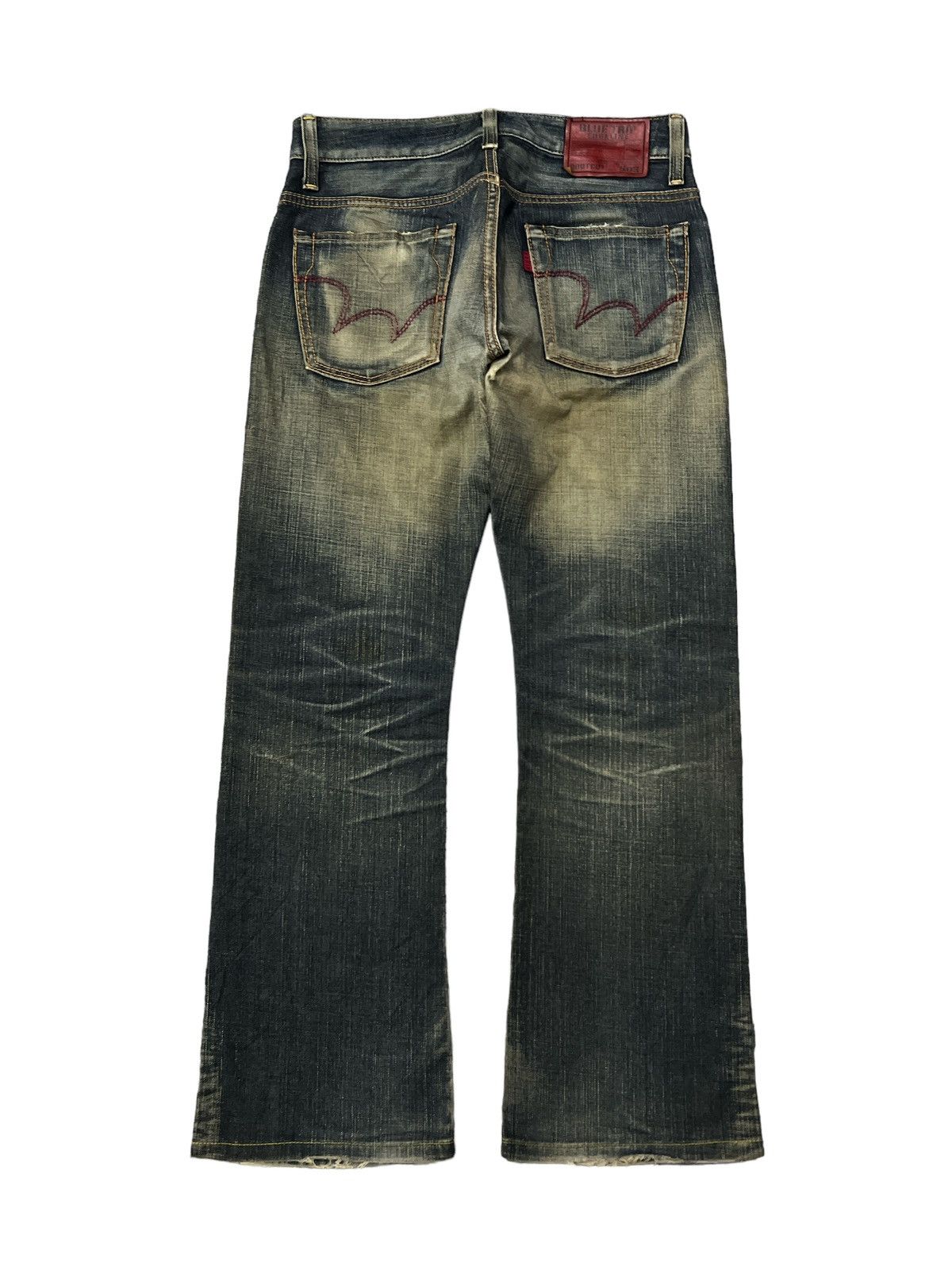 Japanese Brand × Vintage FLARED💥RUSTY EDWIN 503 BOOT DISTRESSED DENIM PANT Size US 31 - 7 Thumbnail