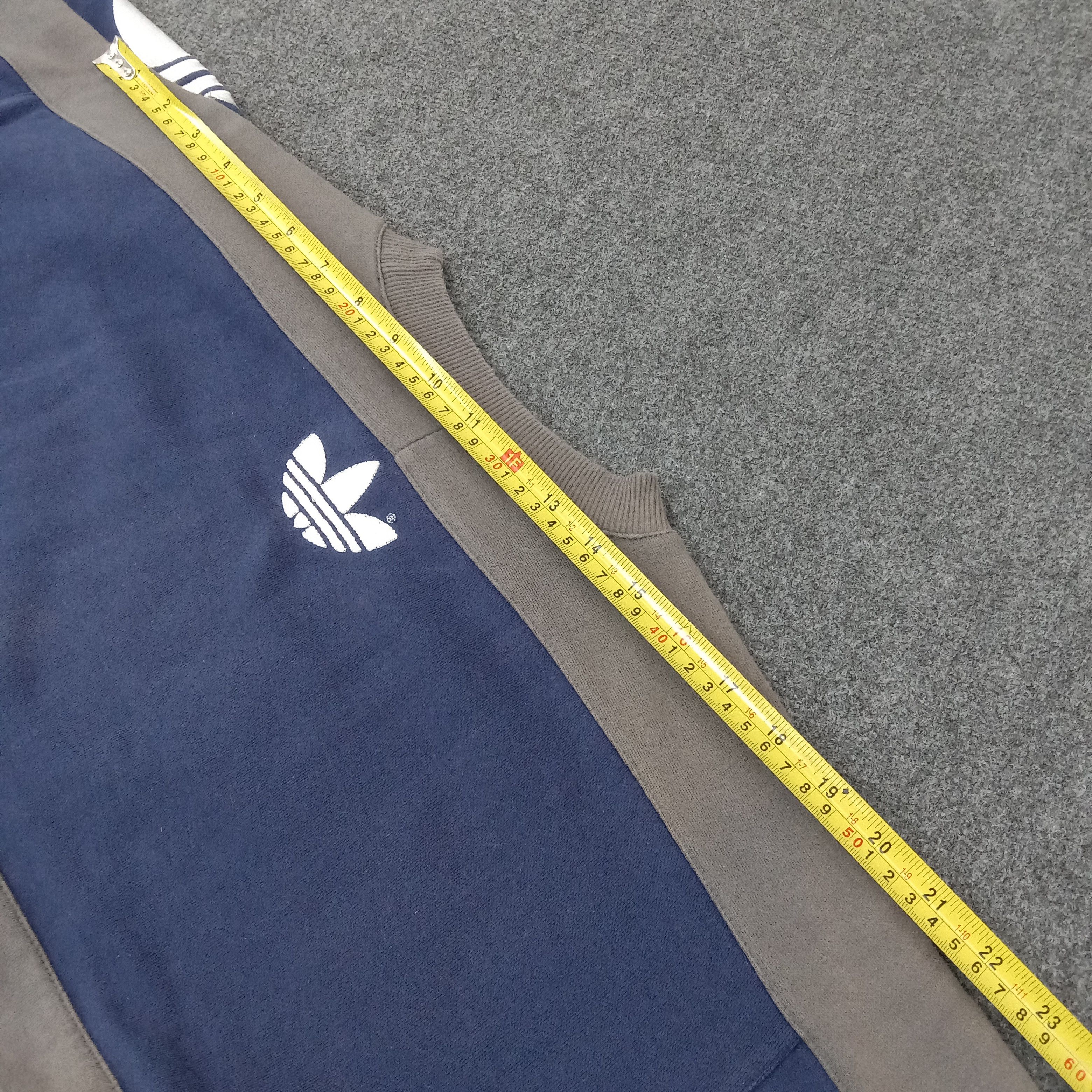 Adidas Adidas Three Stripes Sport Style Sweatshirt C256N20 Size US L / EU 52-54 / 3 - 8 Thumbnail