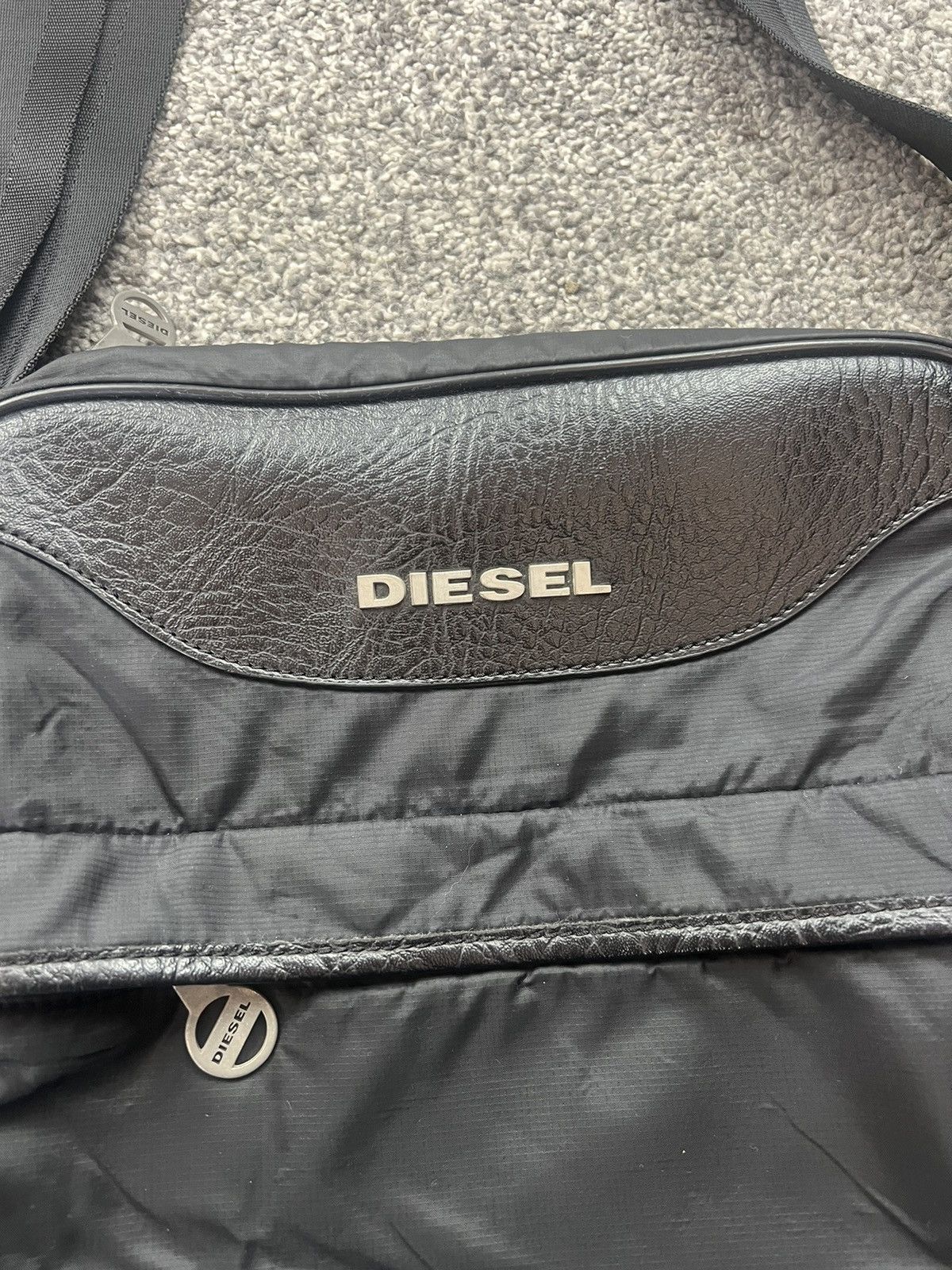 Diesel DIESEL Vintage Black Nylon Crossbody Bag / Shoulder Bag Size ONE SIZE - 3 Thumbnail