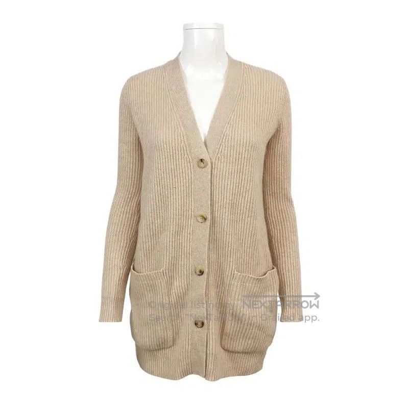 Max Mara MaxMara Beige Cashmere Cardigan for Women . Size XS / US 0-2 / IT 36-38 - 1 Thumbnail