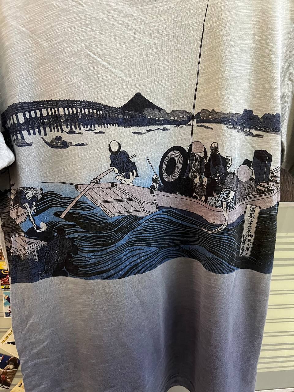 Cartoon Network × Uniqlo UNIQLO HOKUSAI BLUE Size US L / EU 52-54 / 3 - 2 Thumbnail