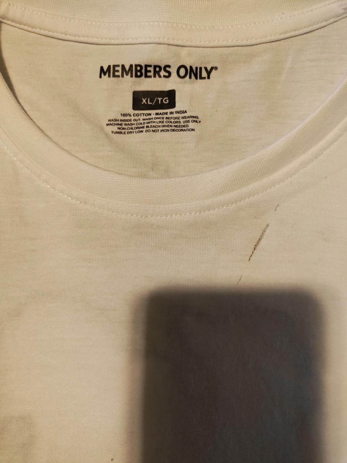 Members Only Members Only White Graphic Bear Print T-Shirt Size US XL / EU 56 / 4 - 9 Thumbnail