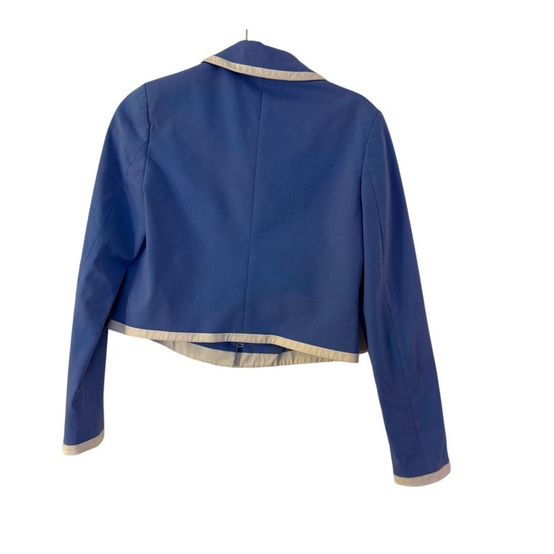 Blumarine Blumarine Women's Blue Cropped Jacket Size S / US 4 / IT 40 - 2 Thumbnail