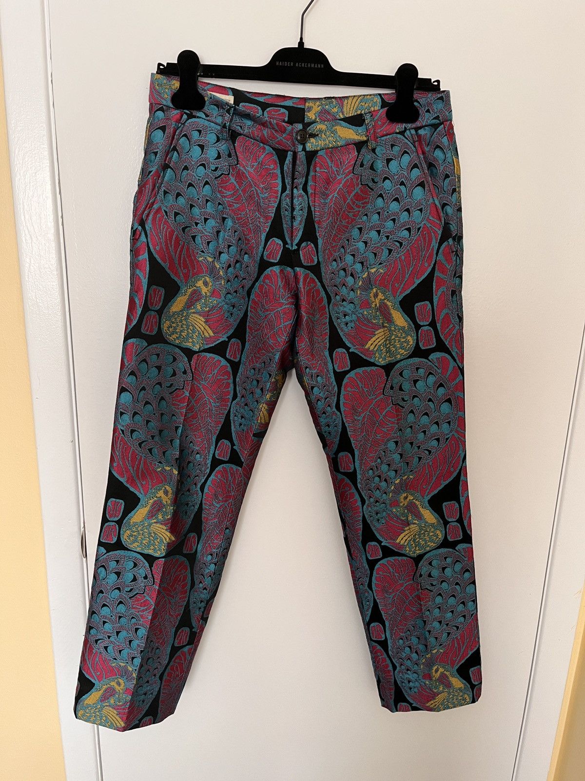 Dries Van Noten Peacock pants Size US 30 / EU 46 - 1 Thumbnail
