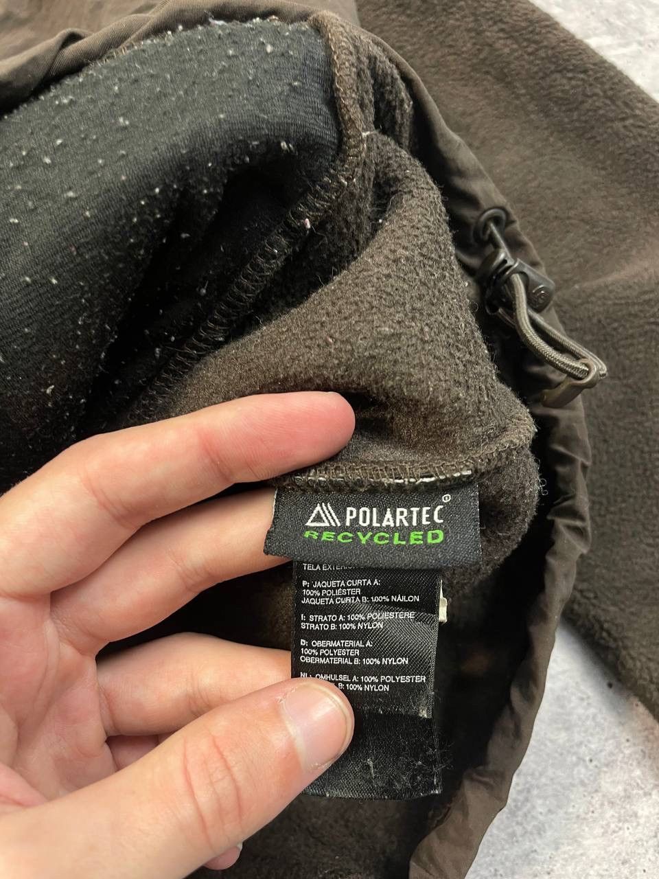 The North Face Vintage The North Face Brown Fleece Nylon Jacket Y2K Size S / US 4 / IT 40 - 7 Thumbnail