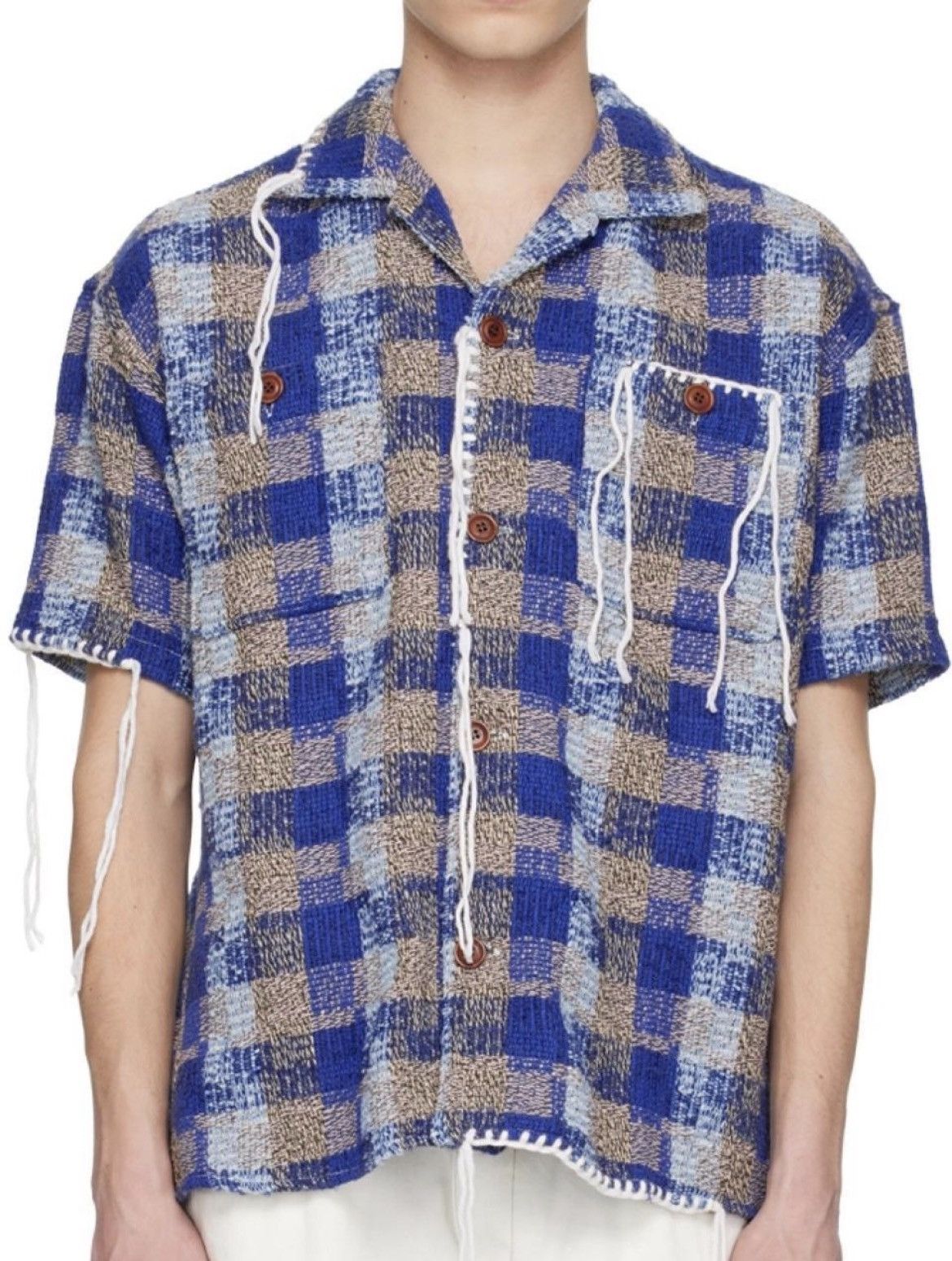 Andersson Bell Andersson Bell Blue Kenley Shirt Size US L / EU 52-54 / 3 - 1 Thumbnail
