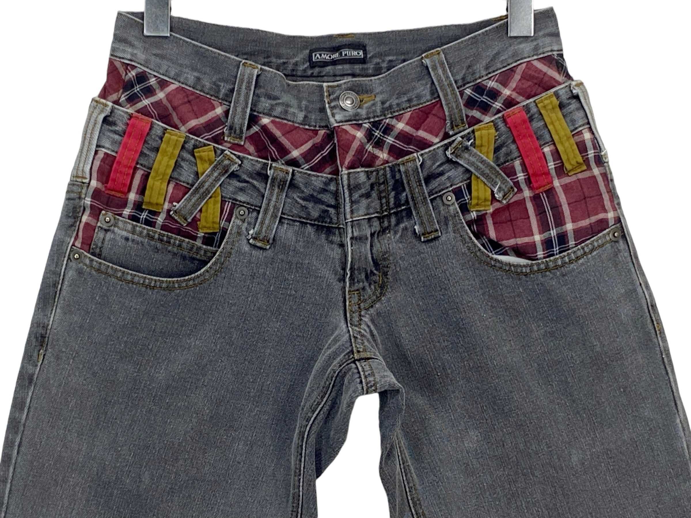 Japanese Brand Amore Puro Denim Jeans Double Waist Japanese Brand Jeans Size US 28 / EU 44 - 3 Thumbnail