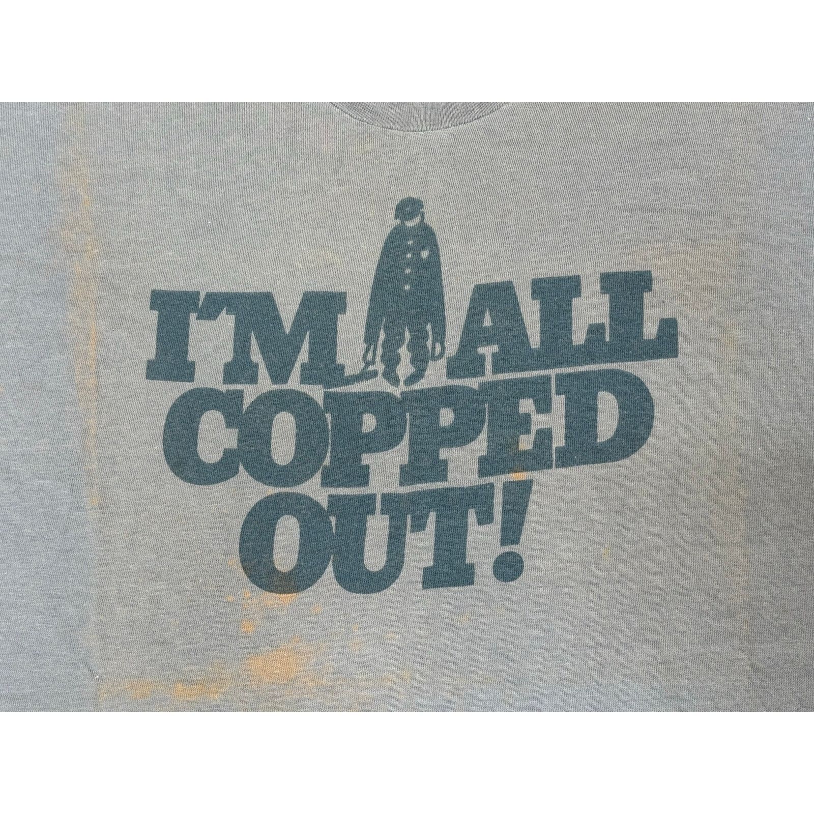 Vintage Vintage I’m All Copped Out Single Stitch T-shirt 24x27.5 XL Size US XL / EU 56 / 4 - 3 Thumbnail