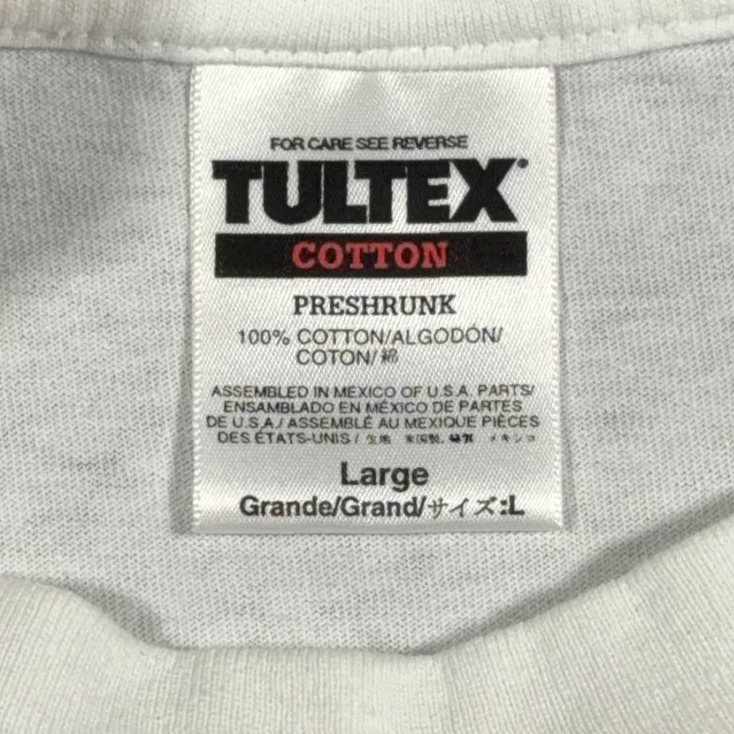 Tultex VINTAGE Luxor Hotel Casino Shirt Adult LARGE White Las Vegas 90s Play Keno T-Shirt Mens Size US L / EU 52-54 / 3 - 3 Thumbnail