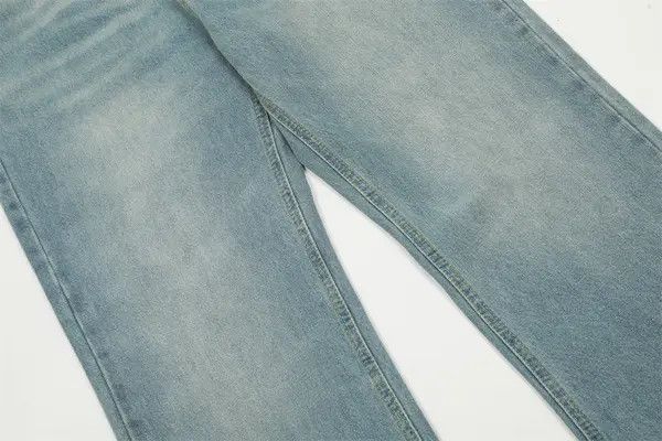 Japanese Brand Yumi Heavy washed punk men's distressed loose wide-leg jeans Size US 32 / EU 48 - 7 Thumbnail