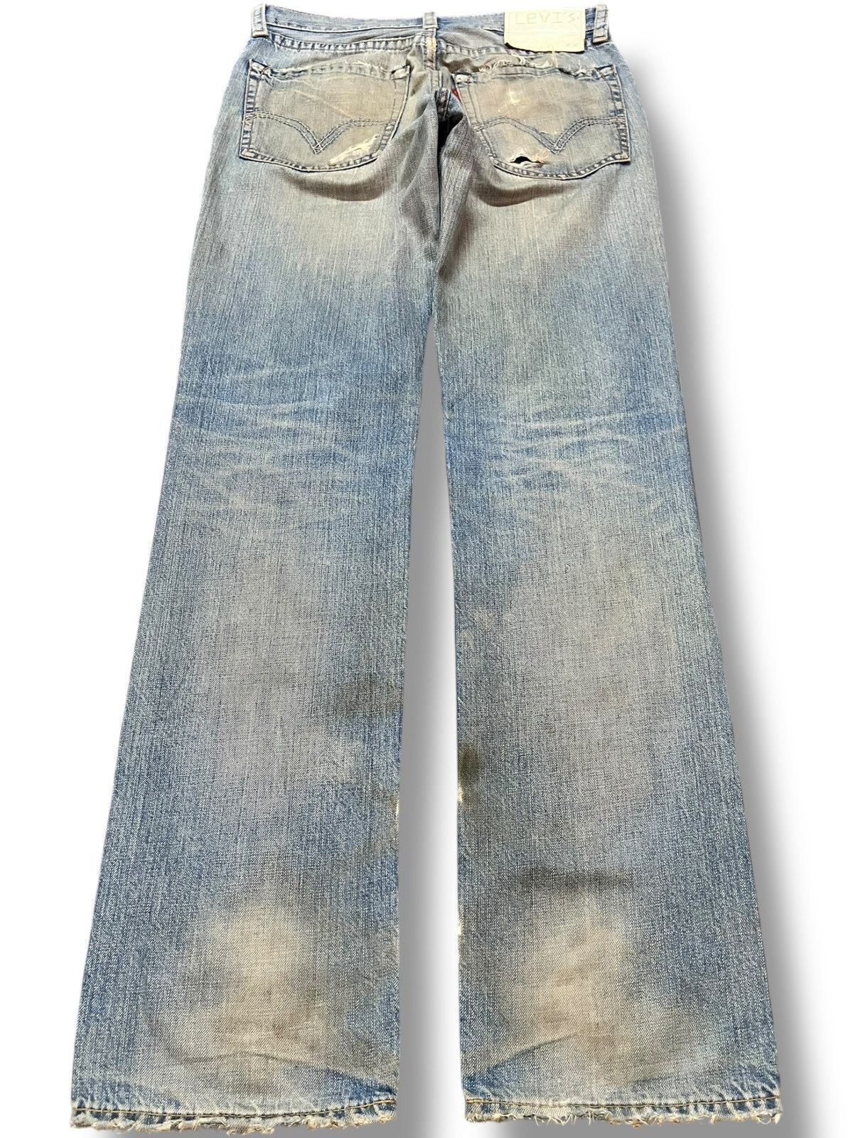 Levi's Vintage Clothing Vintage Levi’s 502 Mudwash Ripped Distressed Denim Size US 31 - 5 Thumbnail
