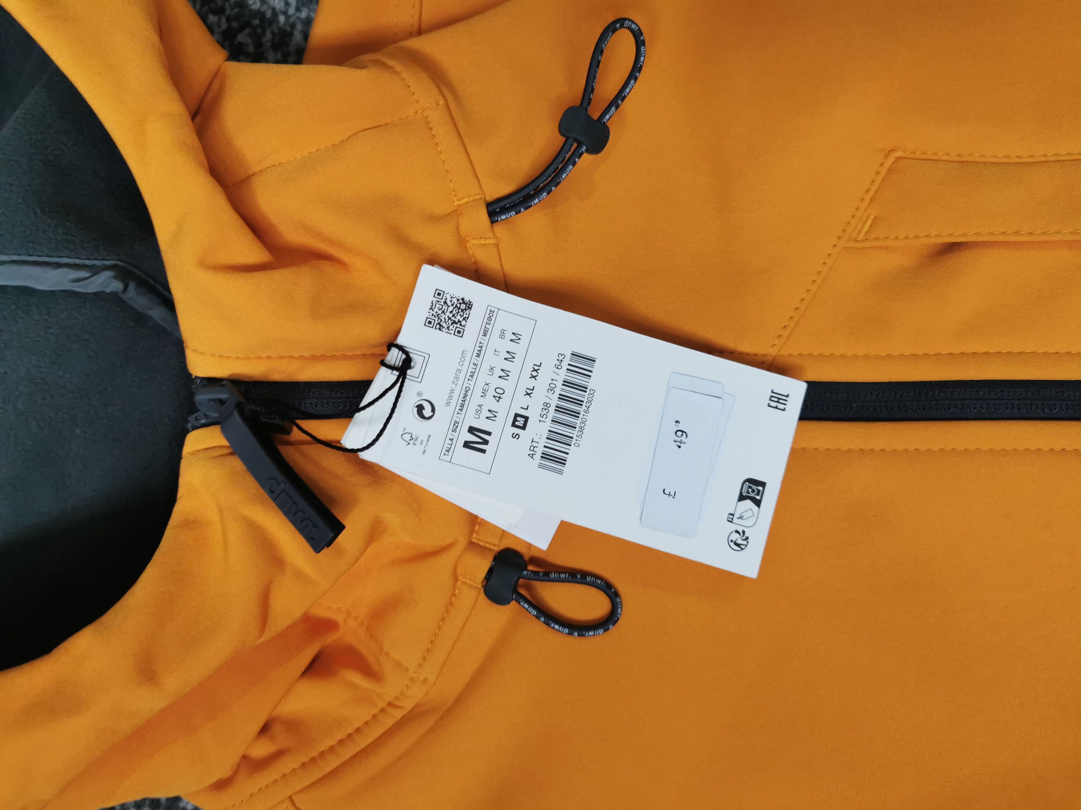 Zara Zara orange windbreak oadjustable brand new Size US M / EU 48-50 / 2 - 4 Thumbnail